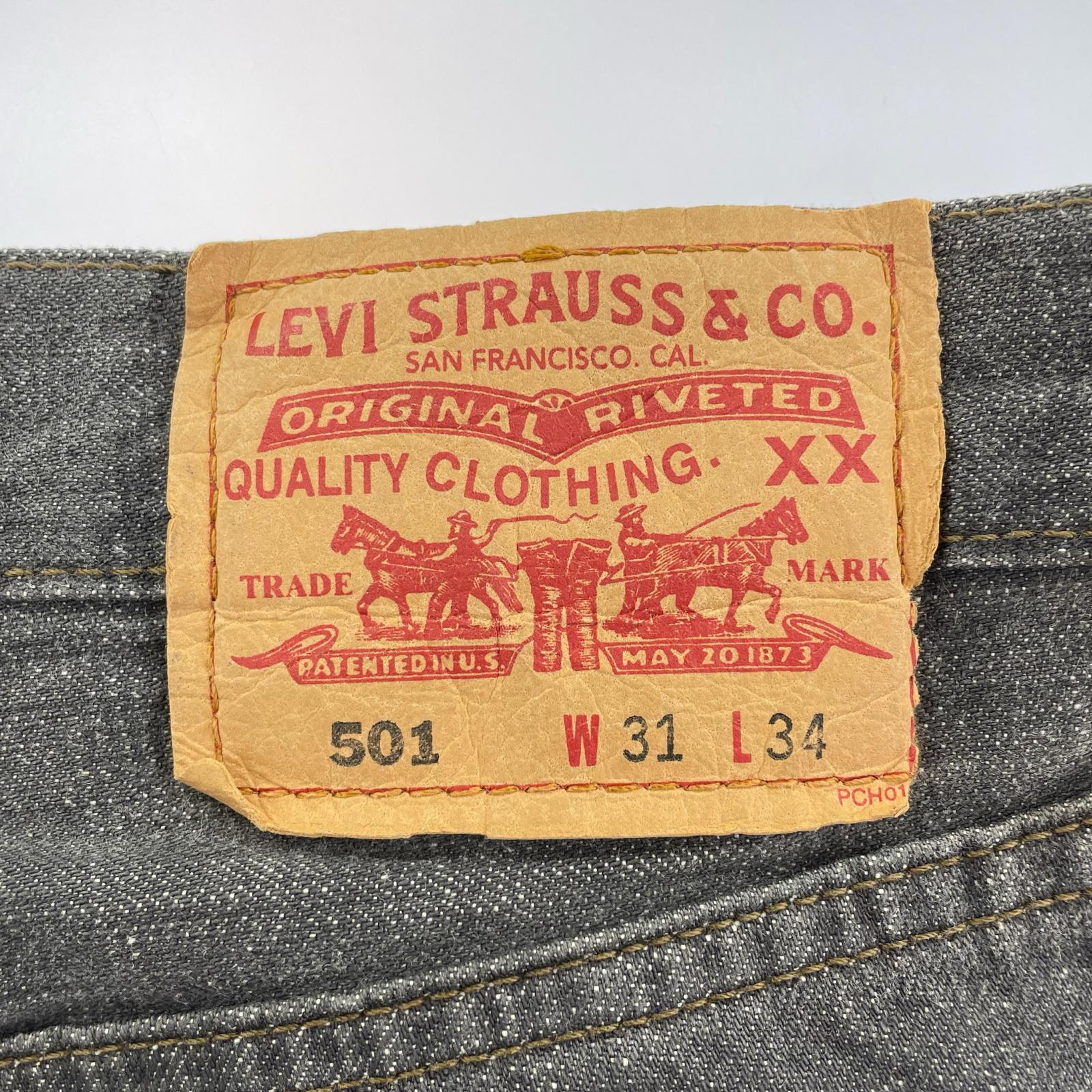 デニムパンツ Levi's 501-0655 31 ブラック