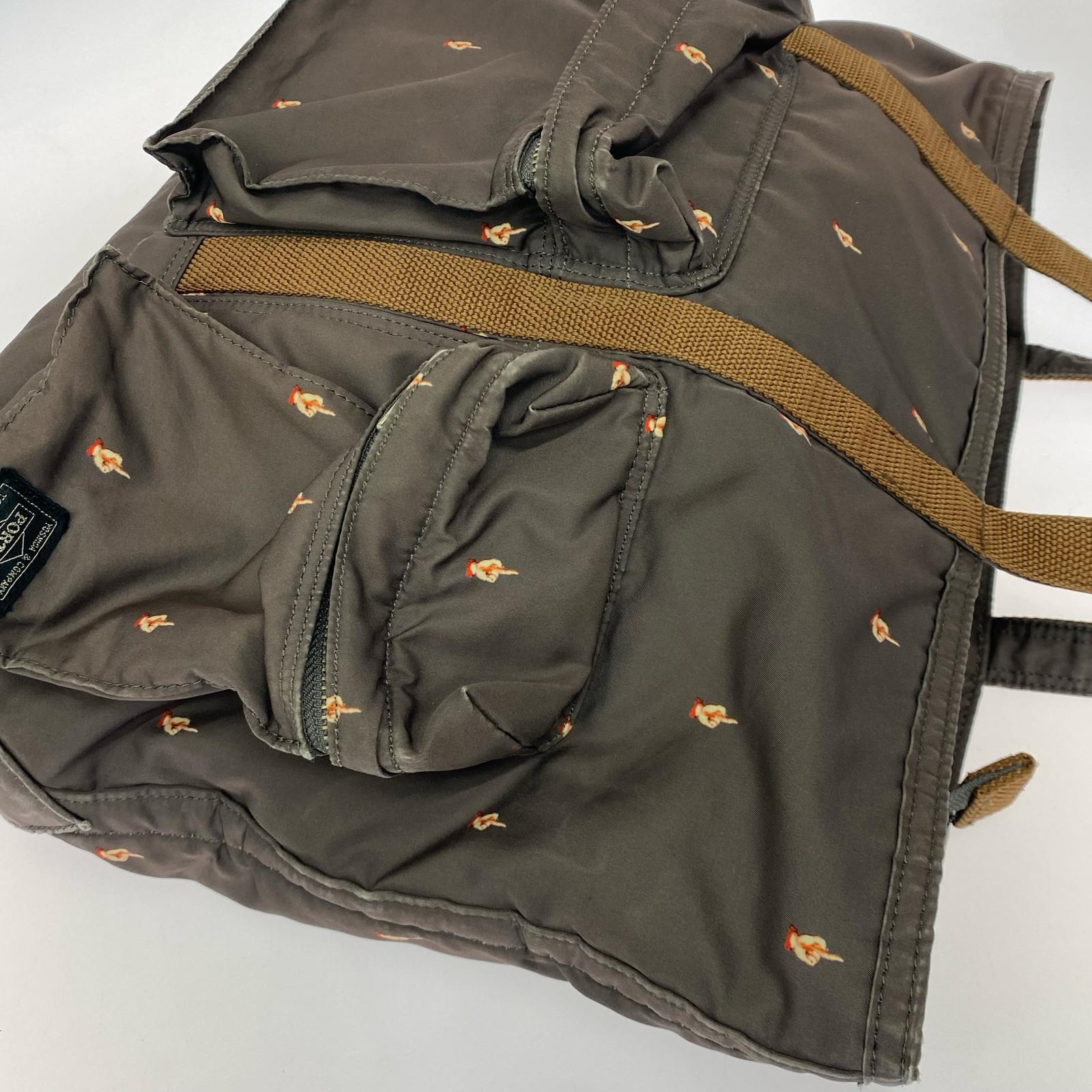 その他バッグ UNDERCOVER×PORTER FUCK柄 ナイロントートバッグ ブラウン ブラウン