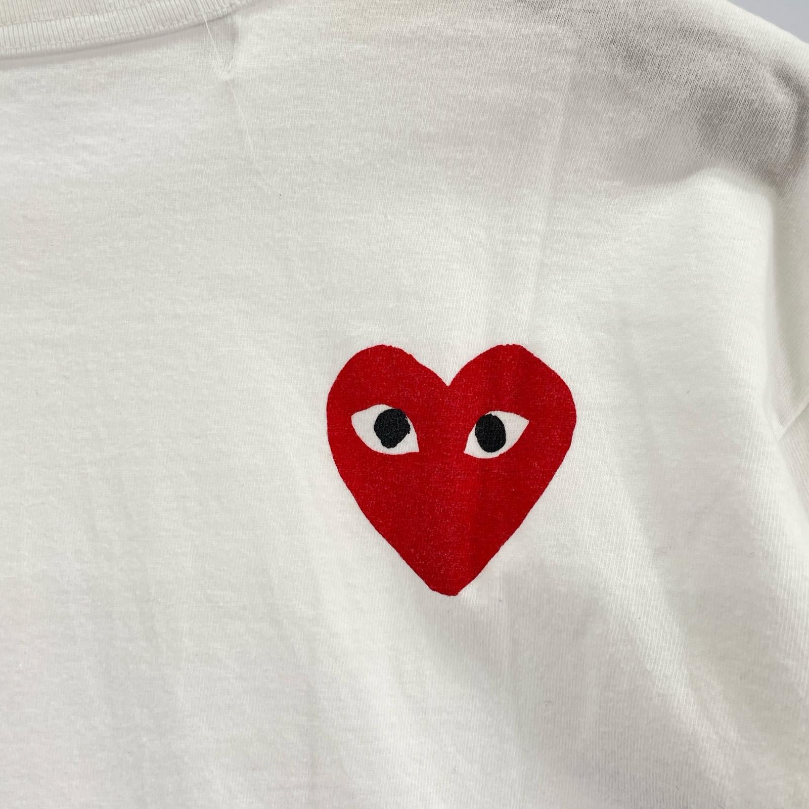 半袖Tシャツ PLAY COMME des GARCONS ×THE NORTH FACE S/S print tee 白 M M ホワイト
