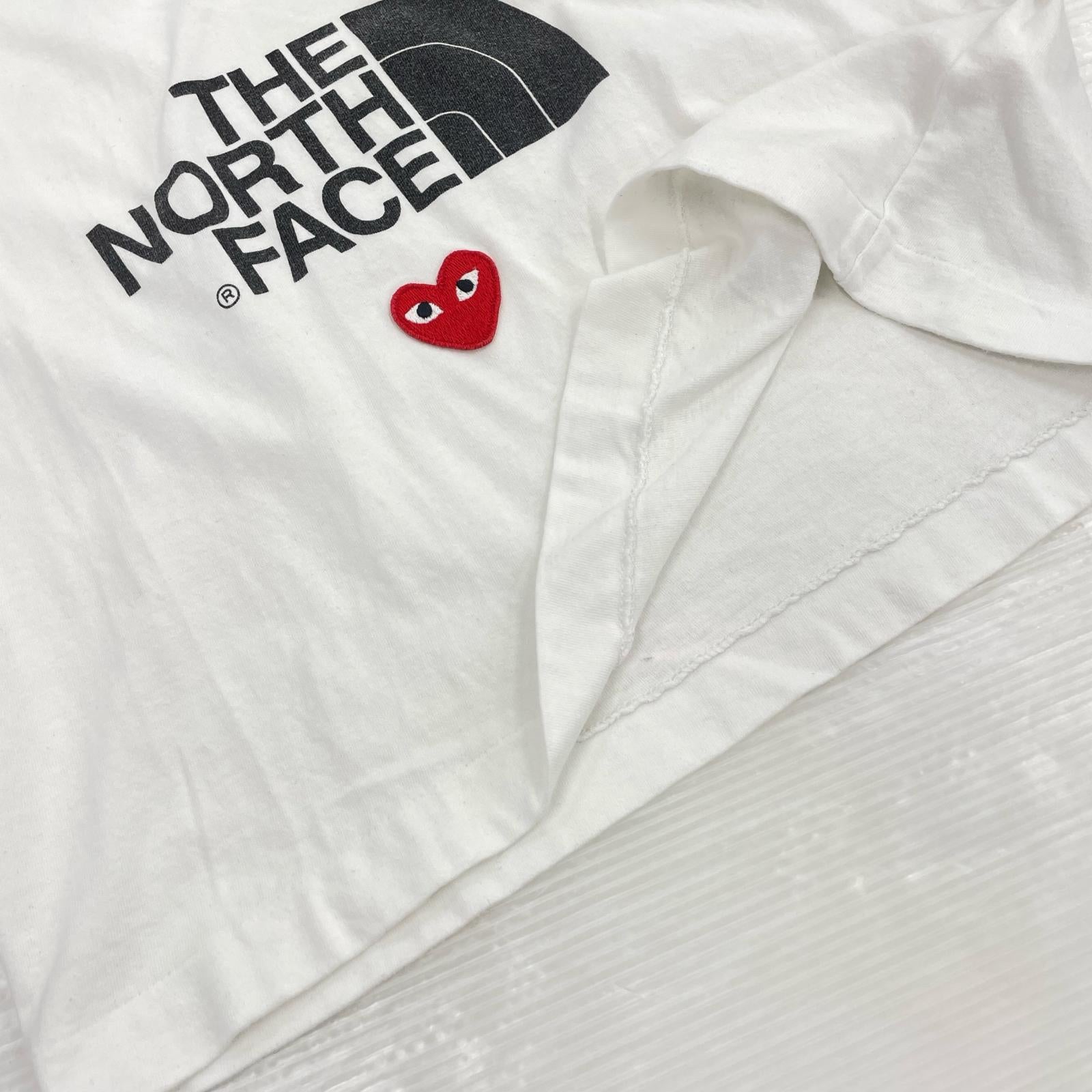 半袖Tシャツ PLAY COMME des GARCONS ×THE NORTH FACE S/S print tee 白 M M ホワイト