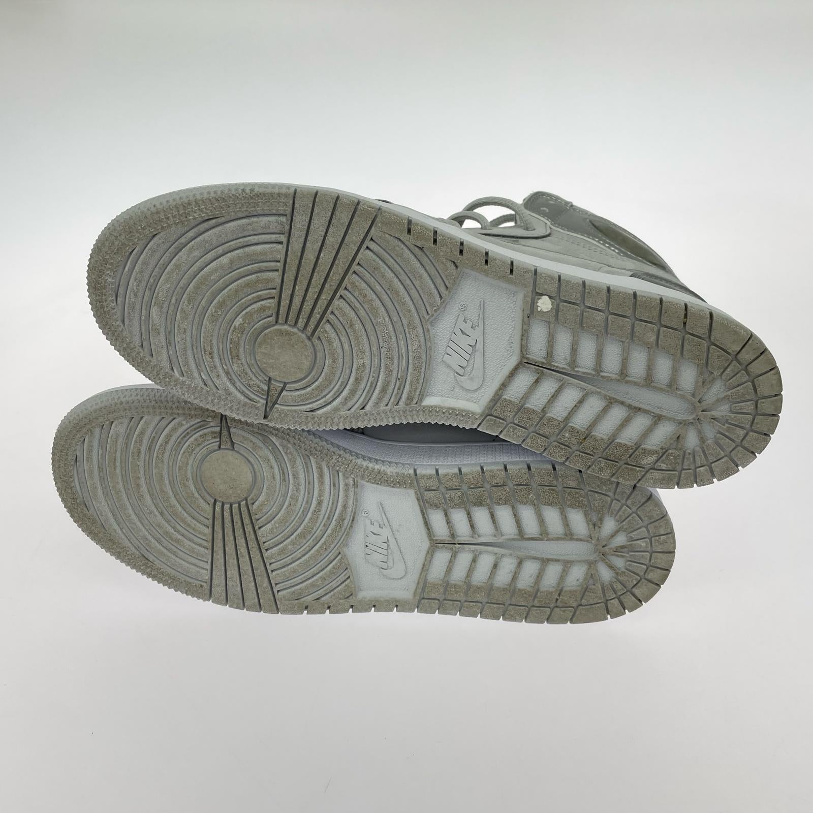 スニーカー AIR JORDAN 1 HIGH (25) 25cm (US7 UK6 1/2 EU40) グレー