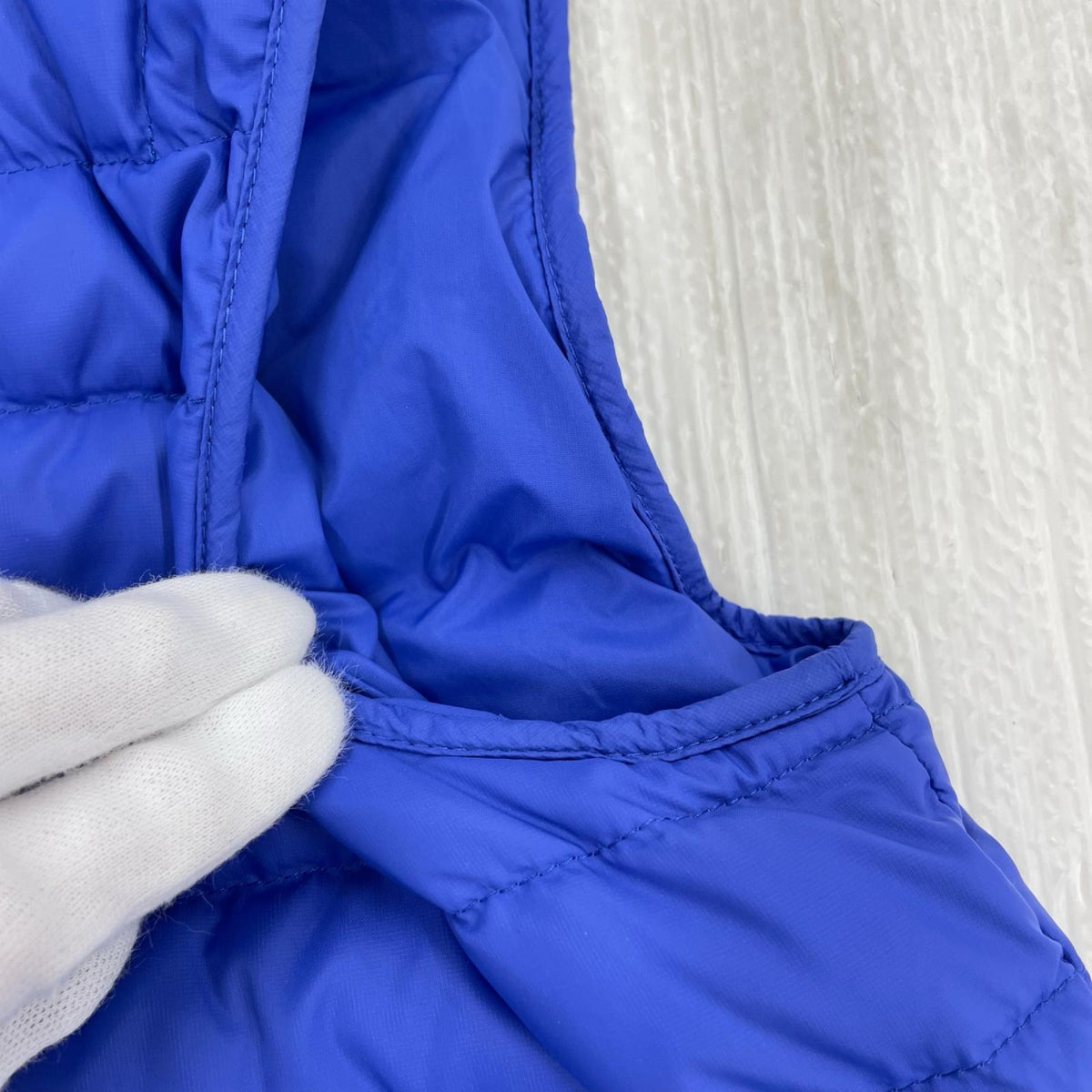 ダウンベスト 青 M M ブルー
