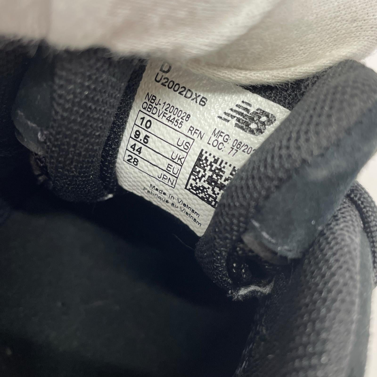 スニーカー 2002R GORE-TEX 28.0cm 黒 U2002DXB 28cm (US10 UK9 1/2 EU46) ブラック