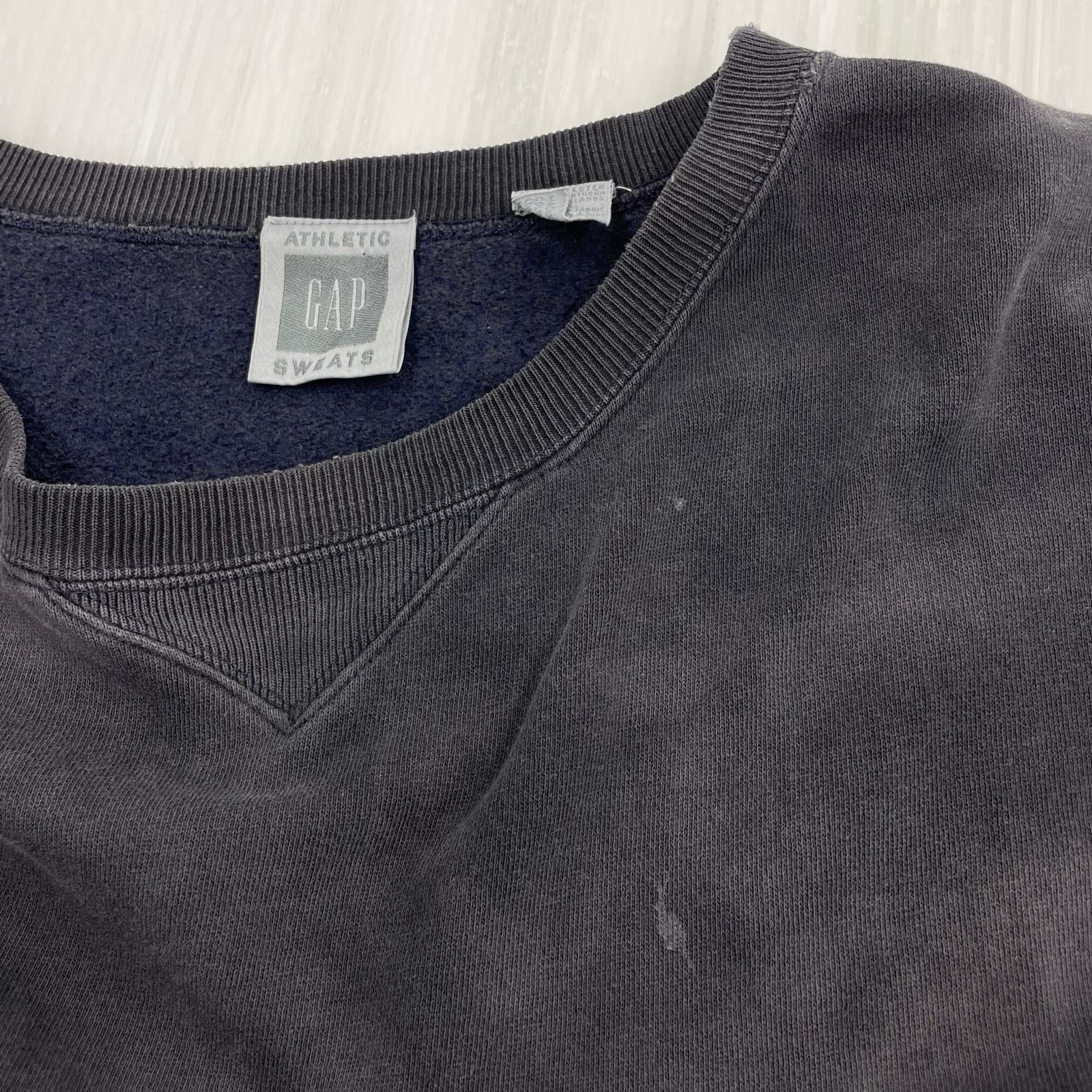 スウェット OLD GAP スウェット 黒 フェード ブラック