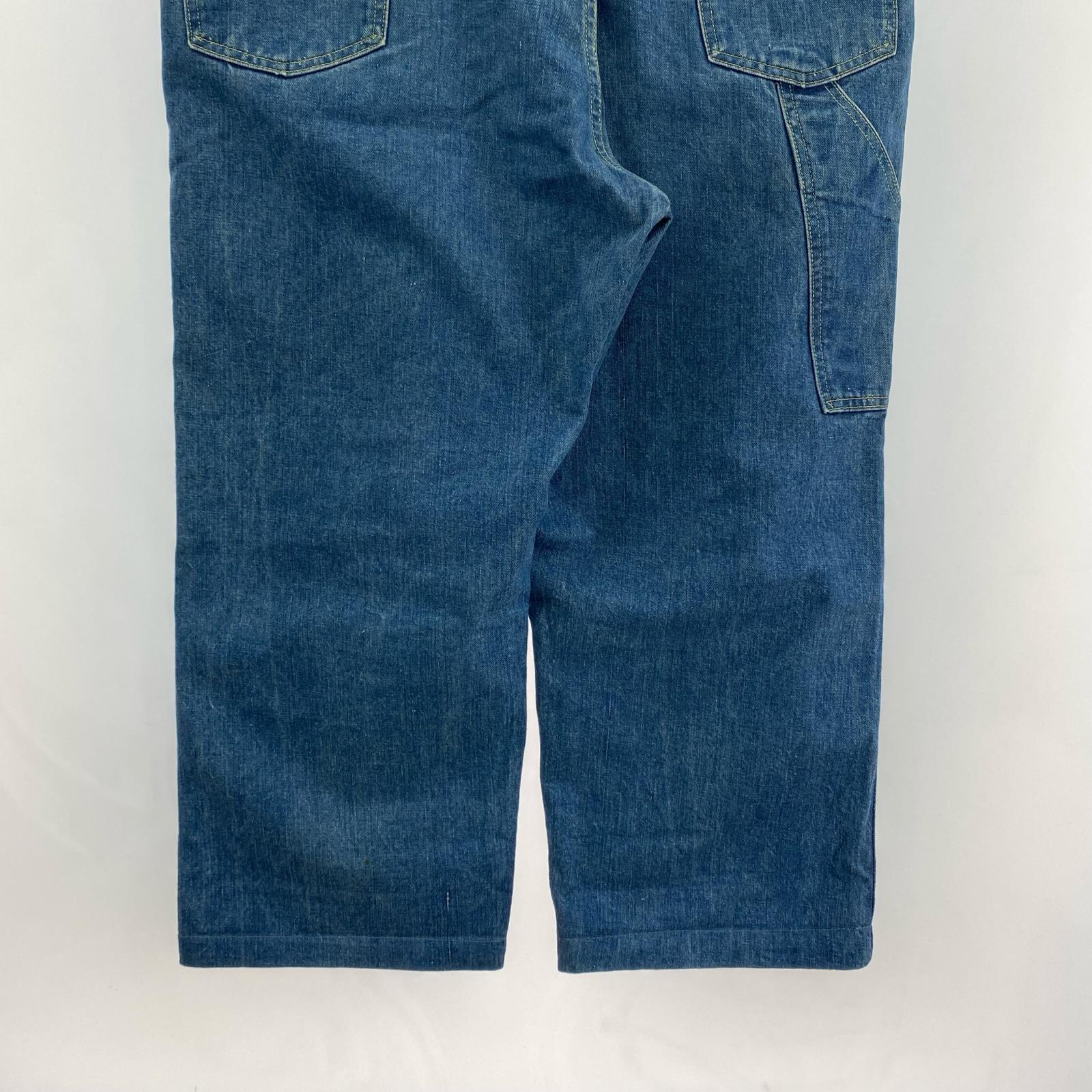 デニムパンツ 60s ペインターデニムパンツ ブルー