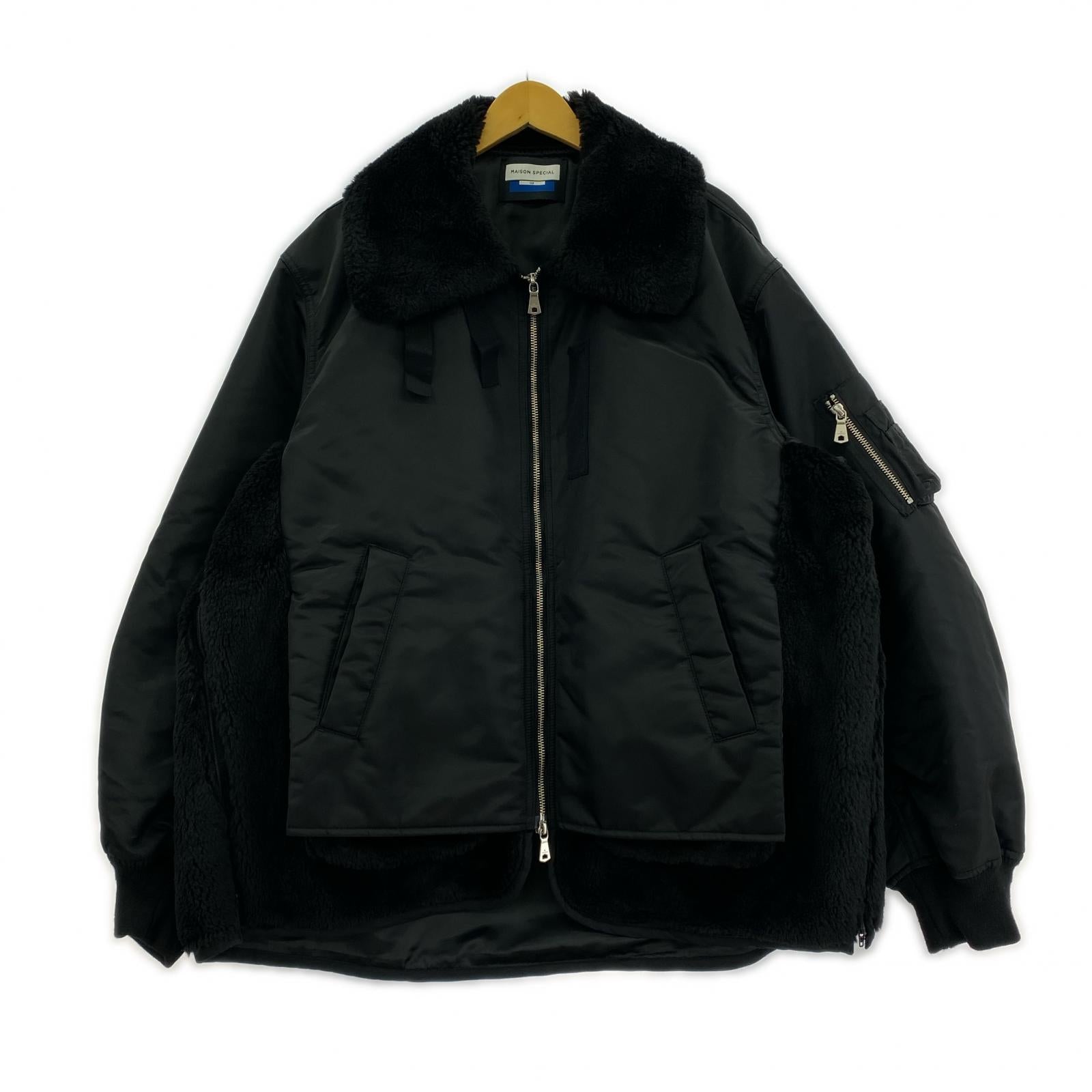 ジャケット 24AW Prime-Over Layering B-3 黒 ブラック