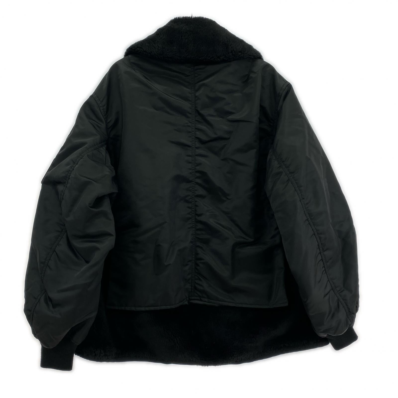 ジャケット 24AW Prime-Over Layering B-3 黒 ブラック