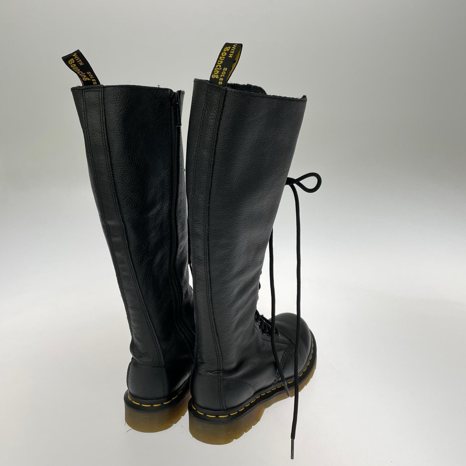ブーツ 1B60 BEX 20ホール サイドジップブーツ UK5 23.5cm (US5 1/2 UK5 EU37) ブラック