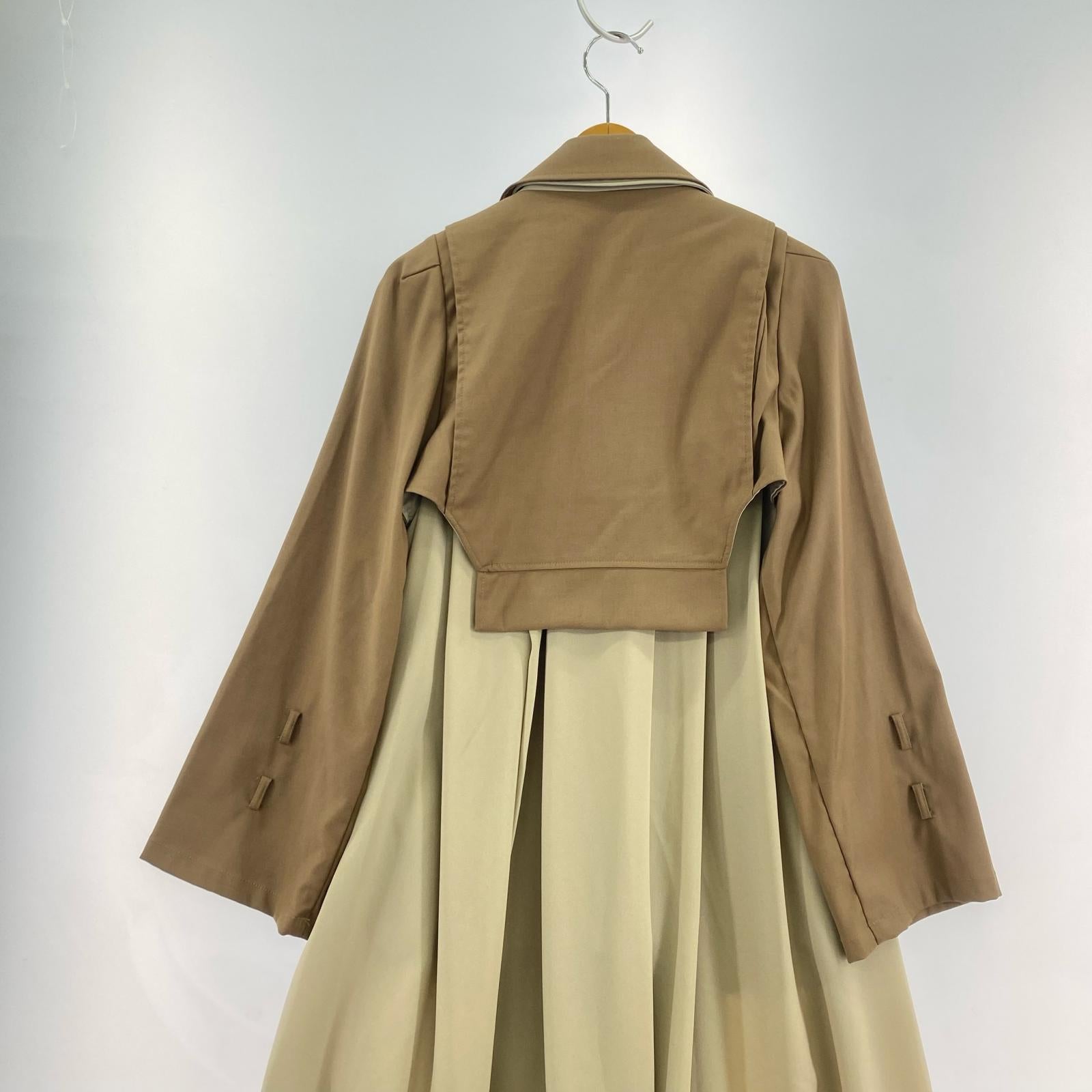 ジャケット RIDERS DETAIL COAT S ベージュ
