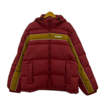 ダウンジャケット Stripe Panel Down Jacket M レッド