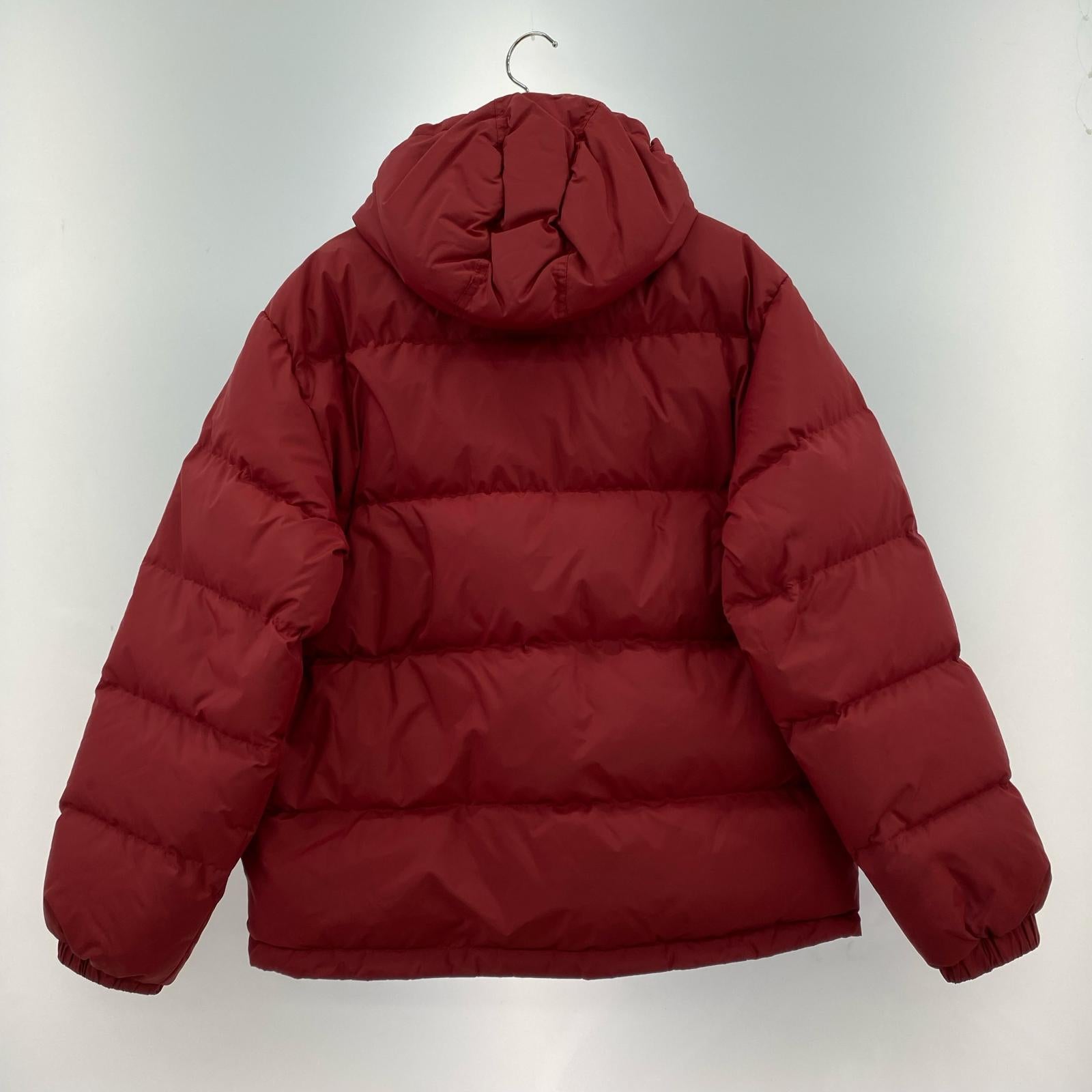 ダウンジャケット Stripe Panel Down Jacket M レッド