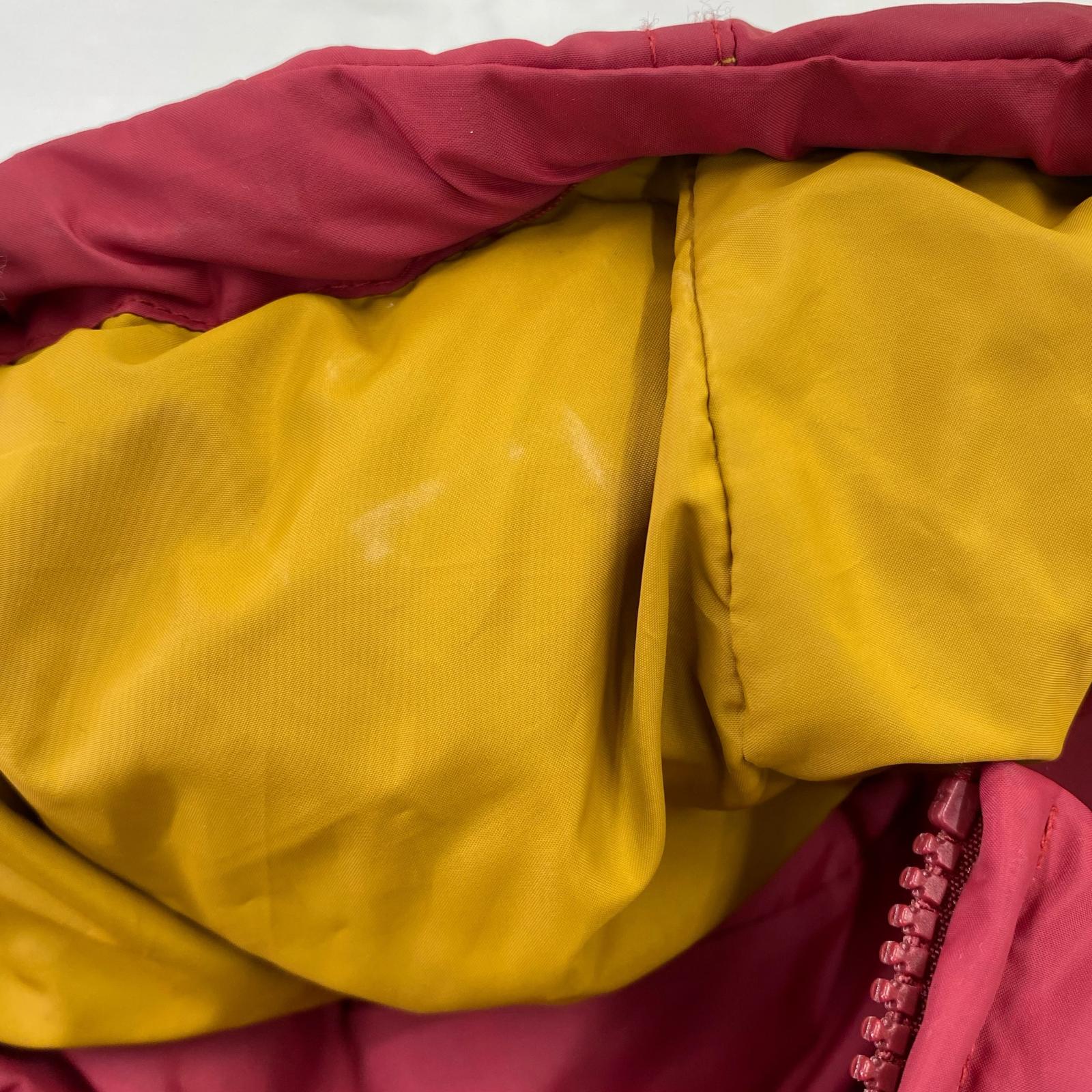 ダウンジャケット Stripe Panel Down Jacket M レッド