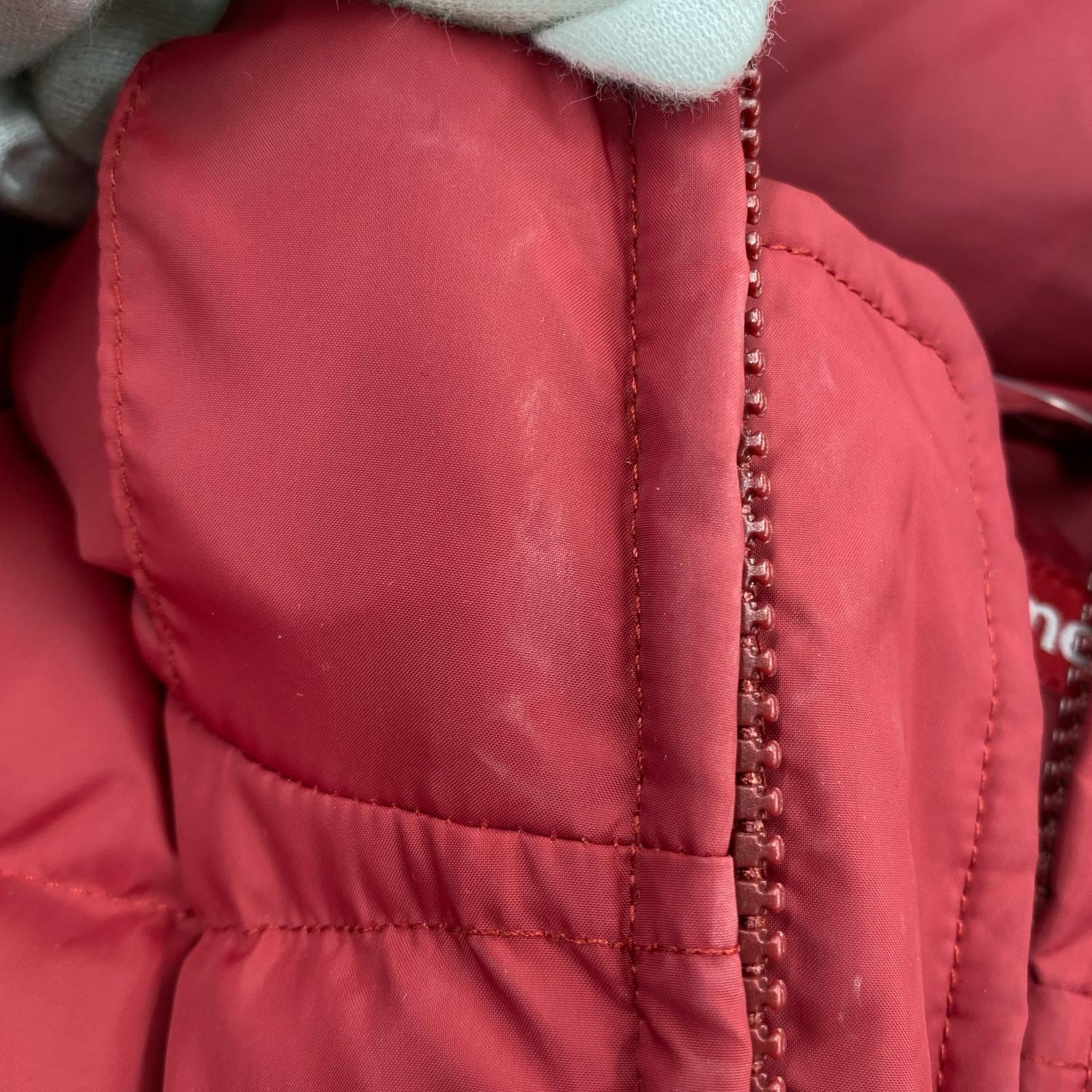 ダウンジャケット Stripe Panel Down Jacket M レッド