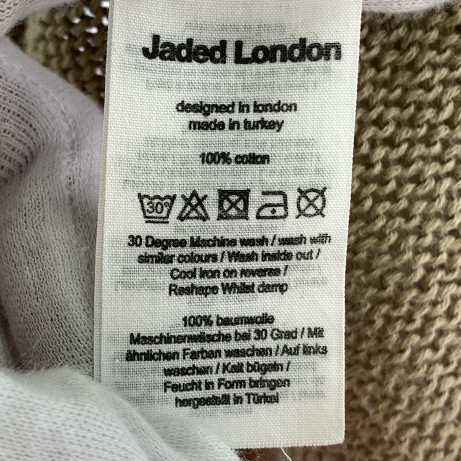 ニット jaded london パーカー 茶 M ブラウン