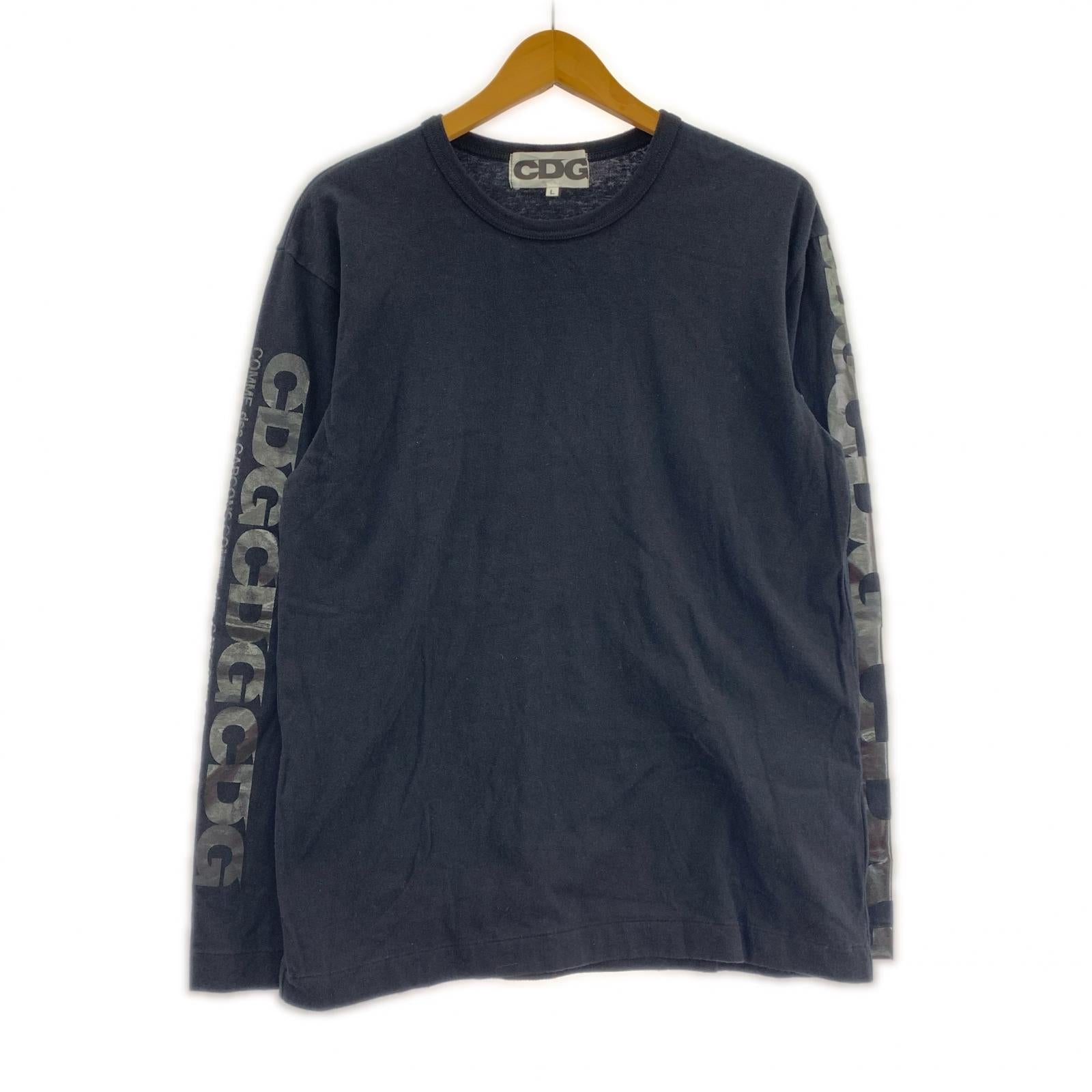 長袖Tシャツ sz-t035 ロンt L ブラック