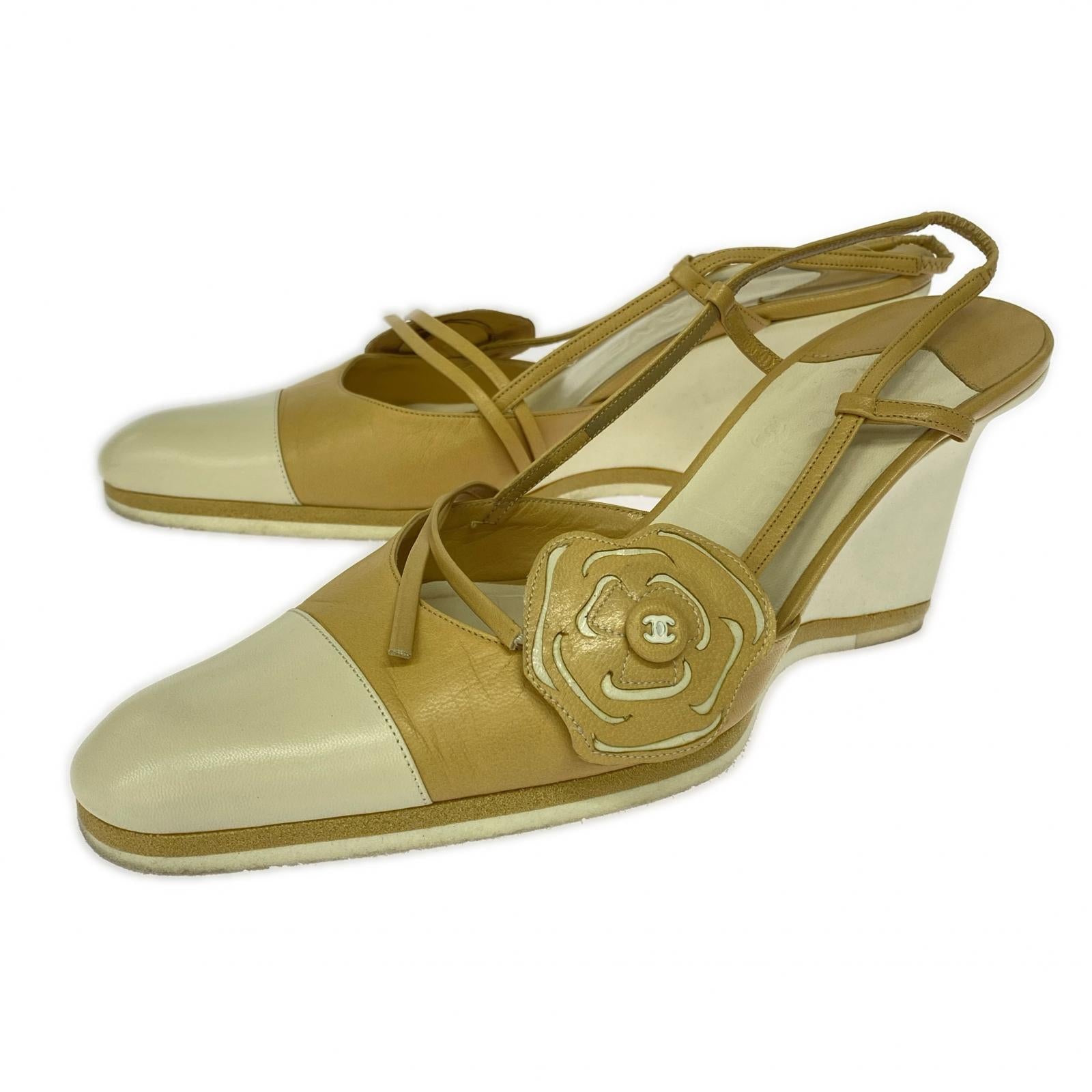 CHANEL モチーフ付き サンダル