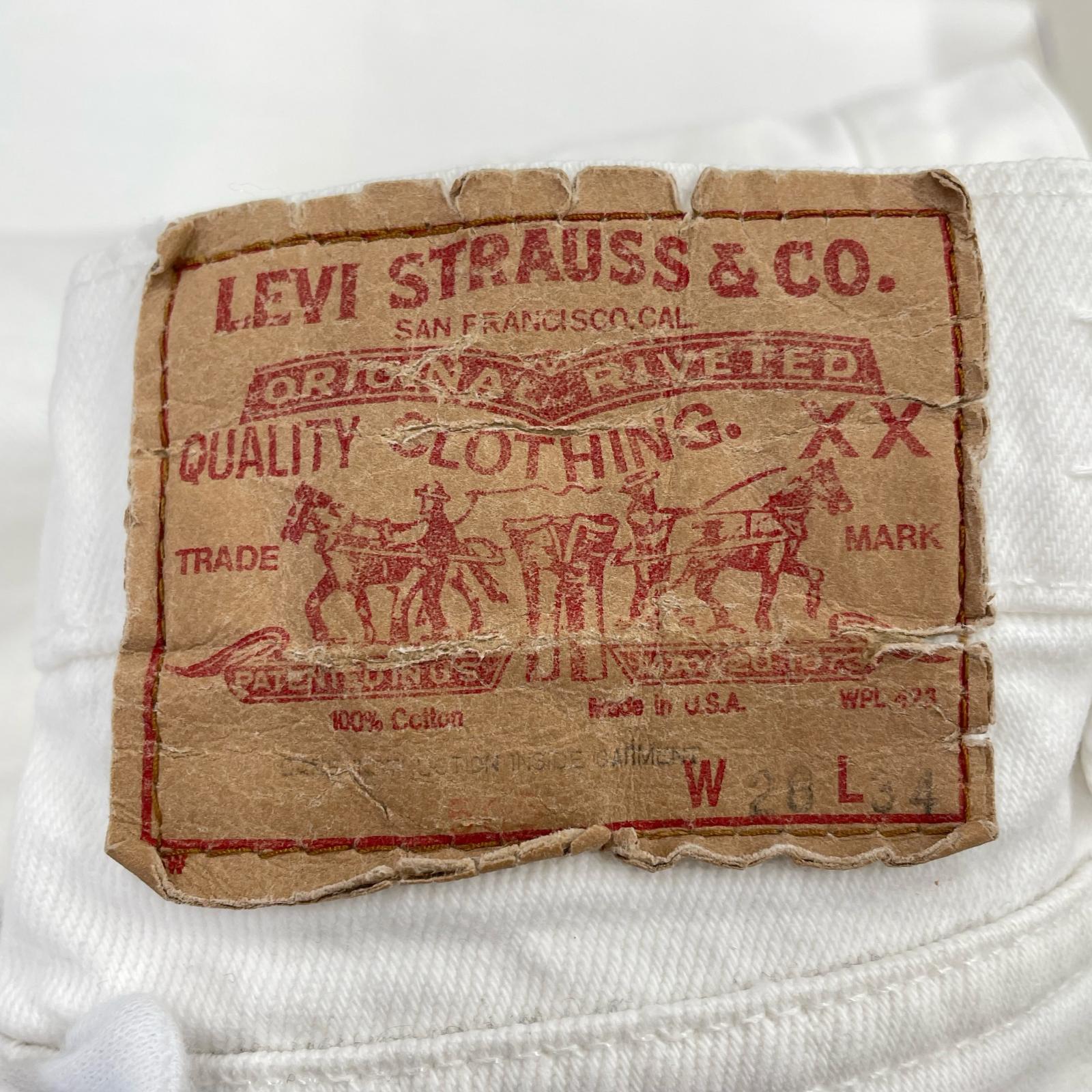 デニムパンツ Levi's 505-0251 28 ホワイト