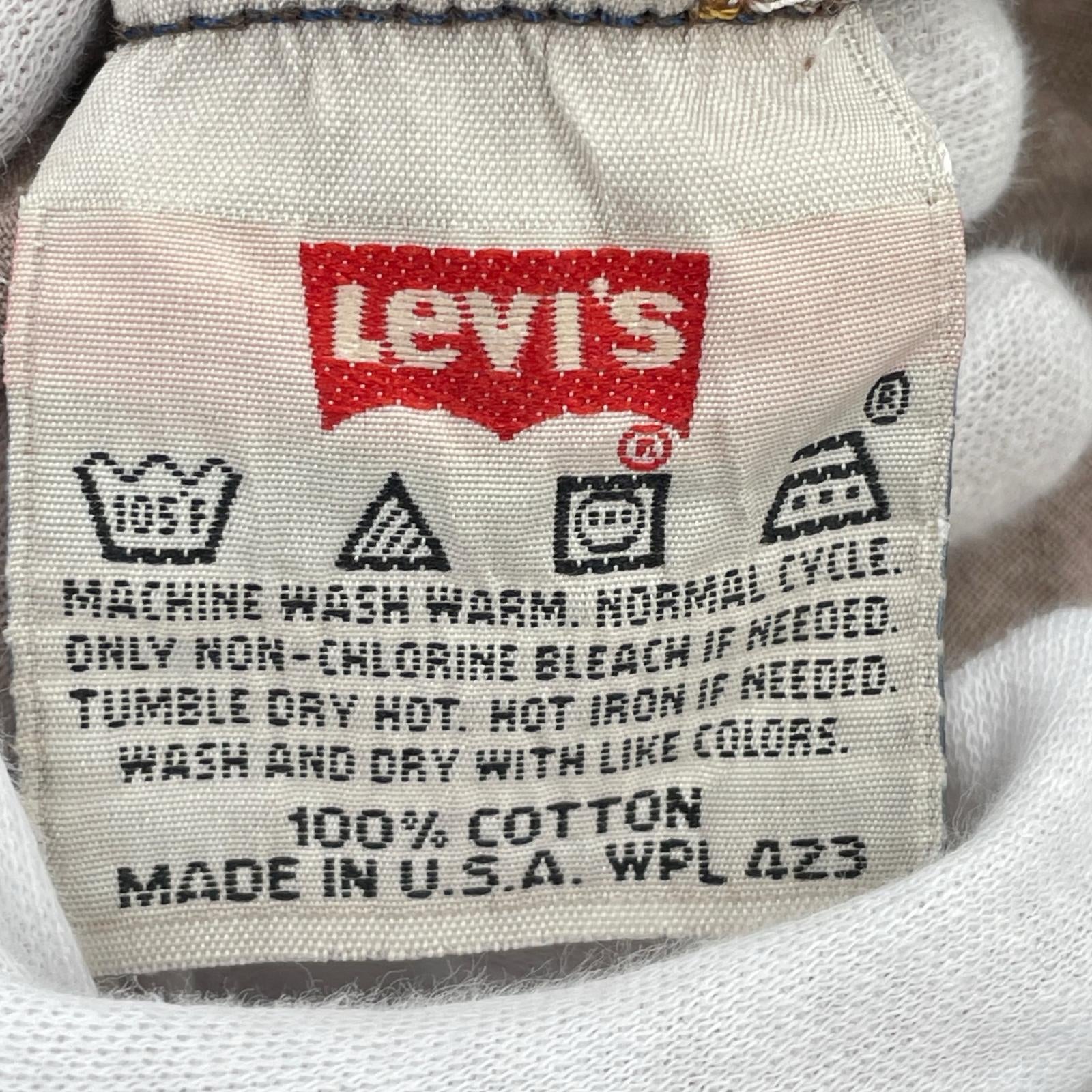 デニムパンツ Levi's 6501-0193 30 ブラウン