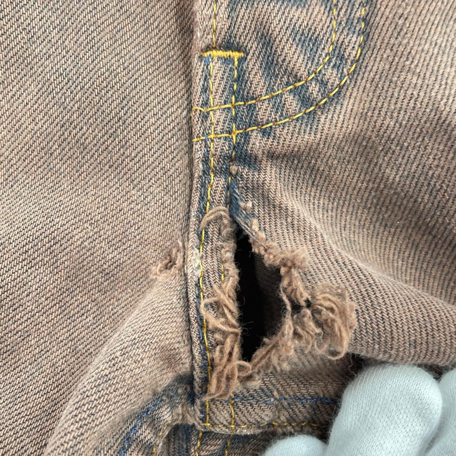 デニムパンツ Levi's 6501-0193 30 ブラウン