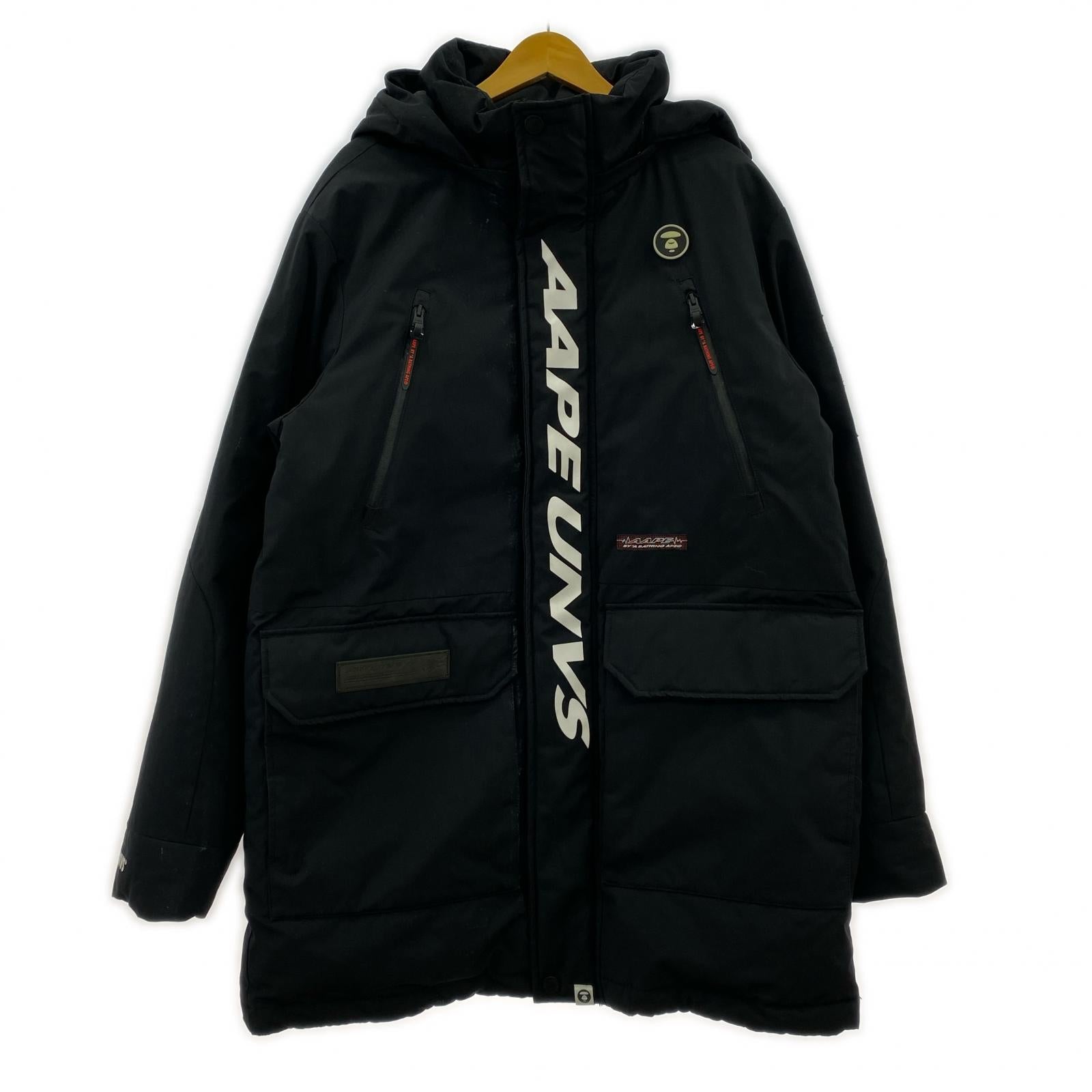 ダウンジャケット AAPE BY ダウンジャケット XL BLK ブラック