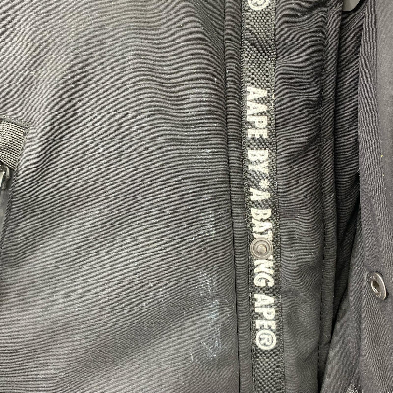 ダウンジャケット AAPE BY ダウンジャケット XL BLK ブラック