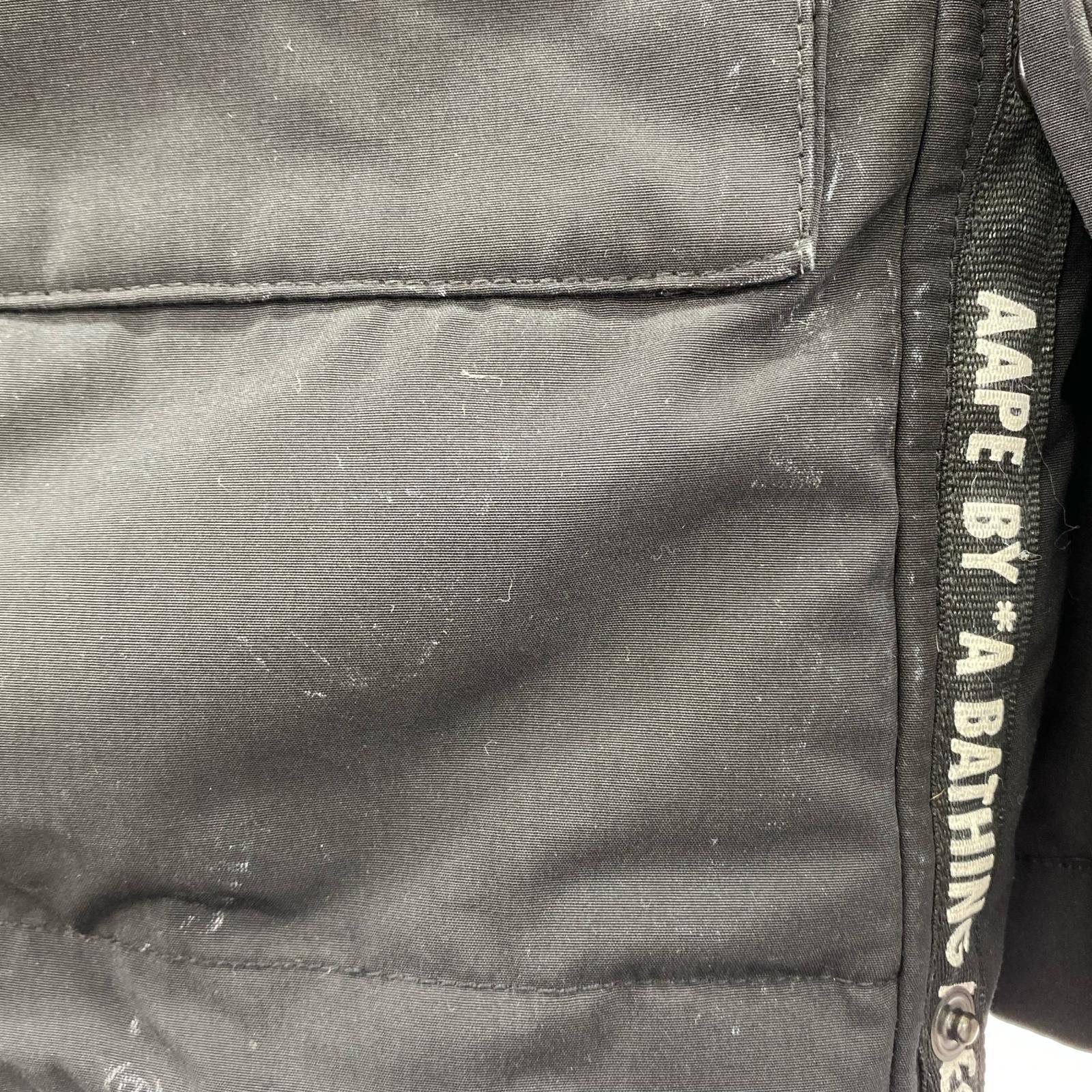 ダウンジャケット AAPE BY ダウンジャケット XL BLK ブラック