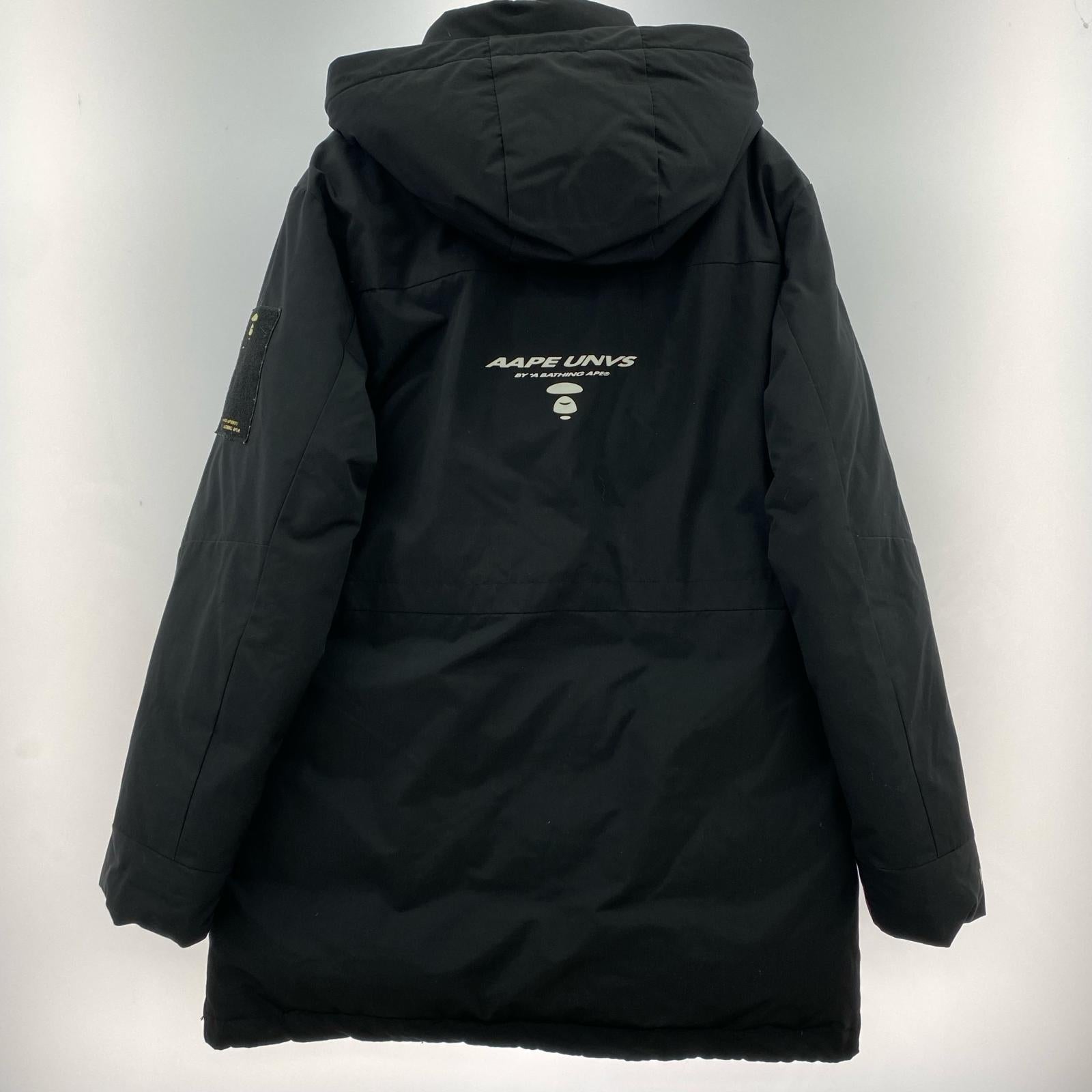 ダウンジャケット AAPE BY ダウンジャケット XL BLK ブラック