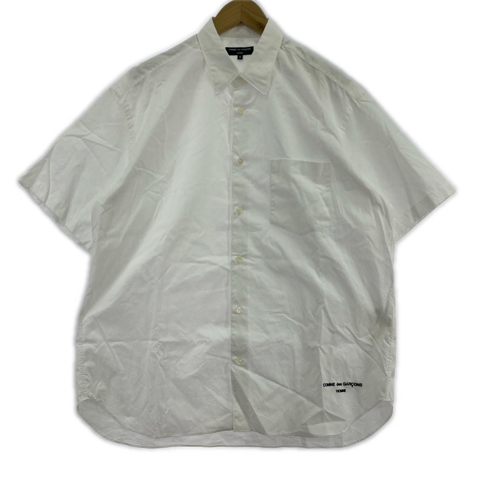 半袖シャツ 24SS/ワンポイントロゴ S ホワイト