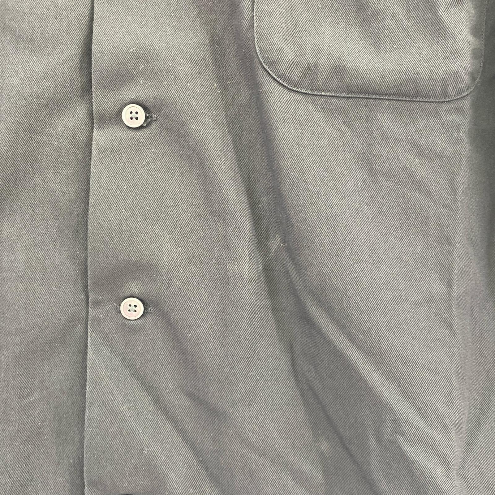 半袖シャツ 24SS/HIGH TWISTED LIGHT TWILL S/S SHIRT M ブラック