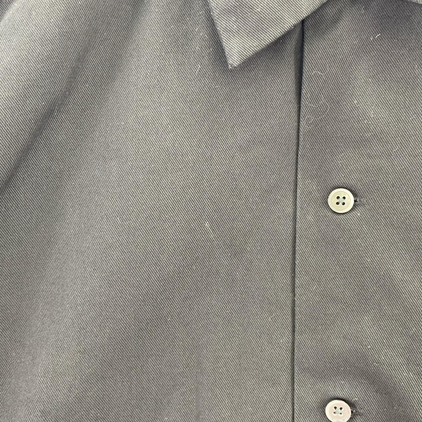 半袖シャツ 24SS/HIGH TWISTED LIGHT TWILL S/S SHIRT M ブラック