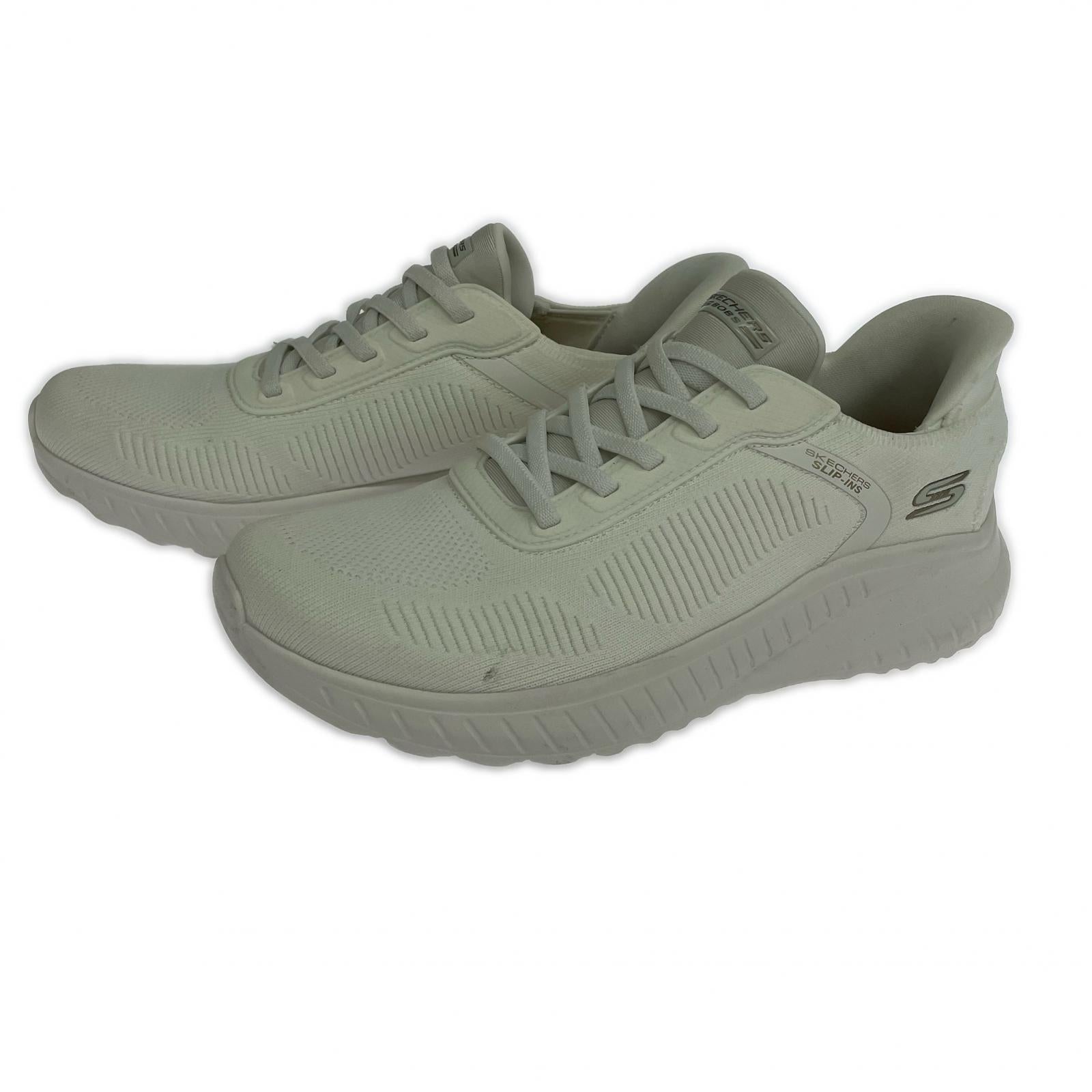 スニーカー (E)SKECHERS SLIP-INS 白 25cm (US7 UK6 1/2 EU40) ホワイト