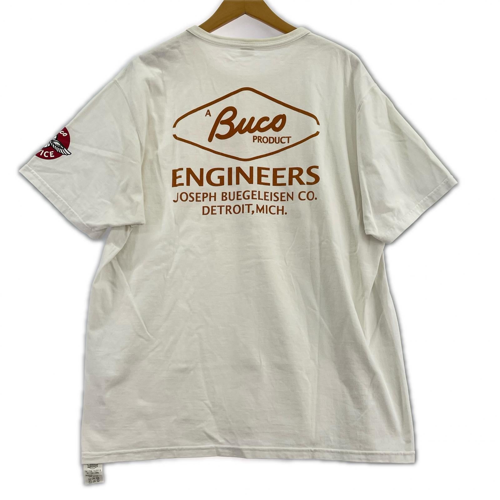 半袖Tシャツ 両面プリント XL ホワイト
