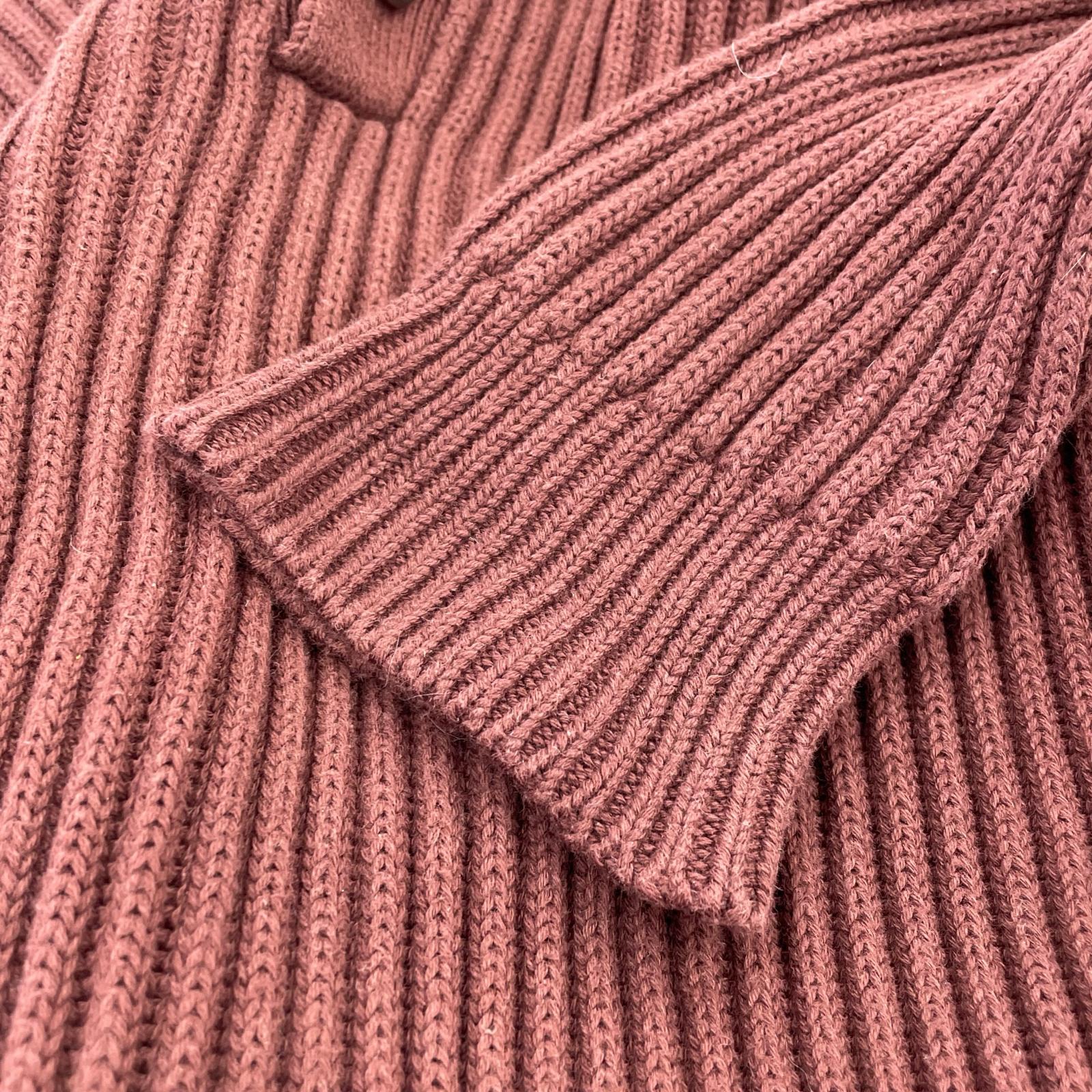 ニット L.L.Bean 90s ヘンリーネック L ブラウン