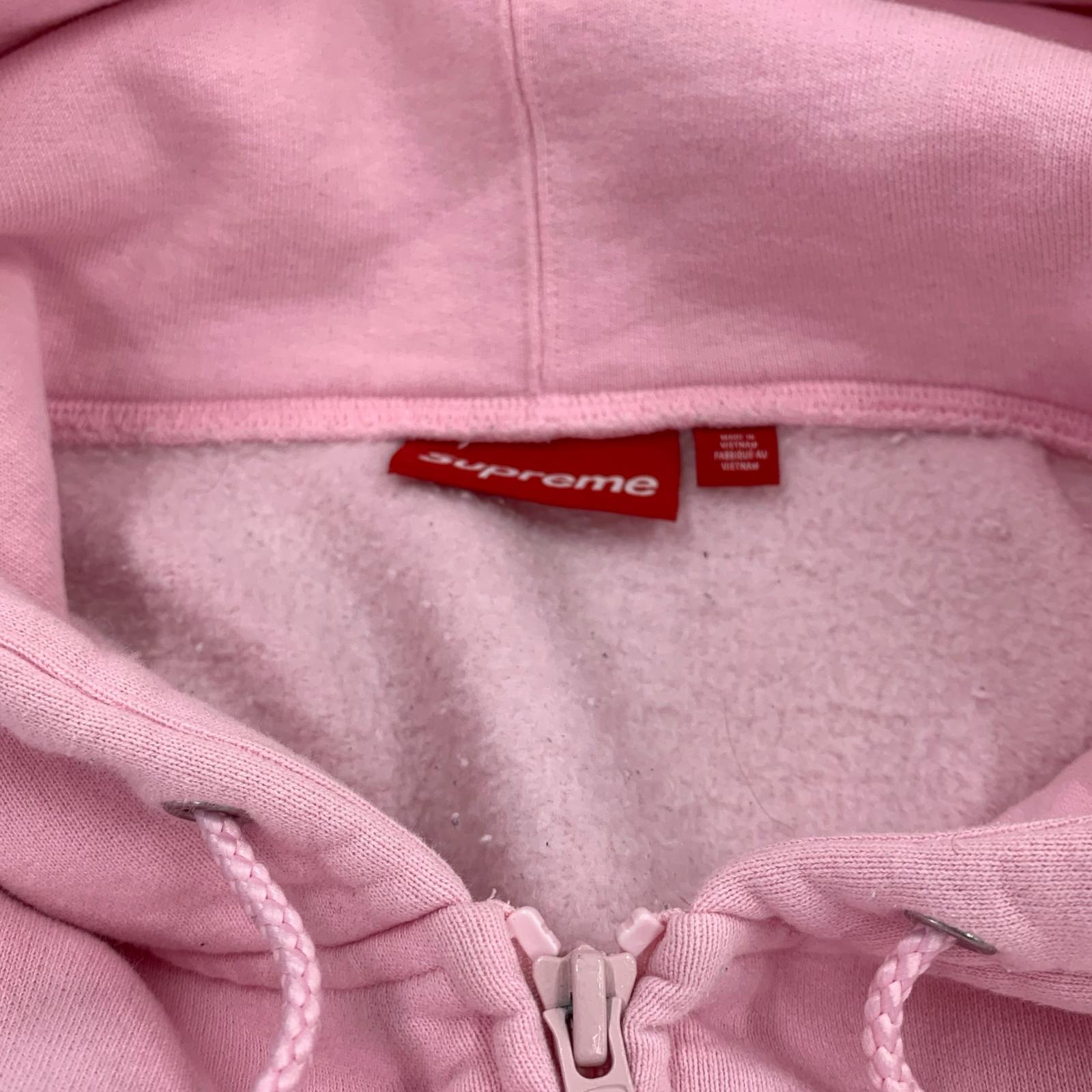 パーカー WORK ZIP UP HOODED SWEATSHIRT XL ピンク ピンク