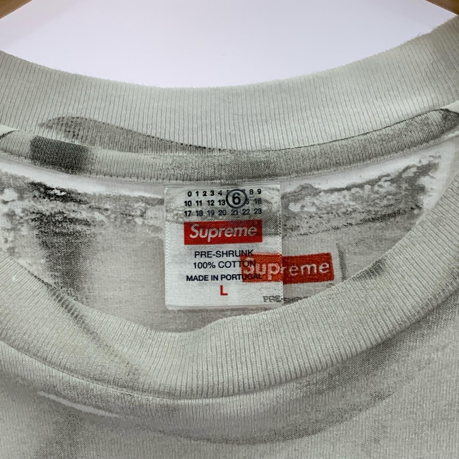 半袖Tシャツ MM6 Box Logo Tee L L グレー