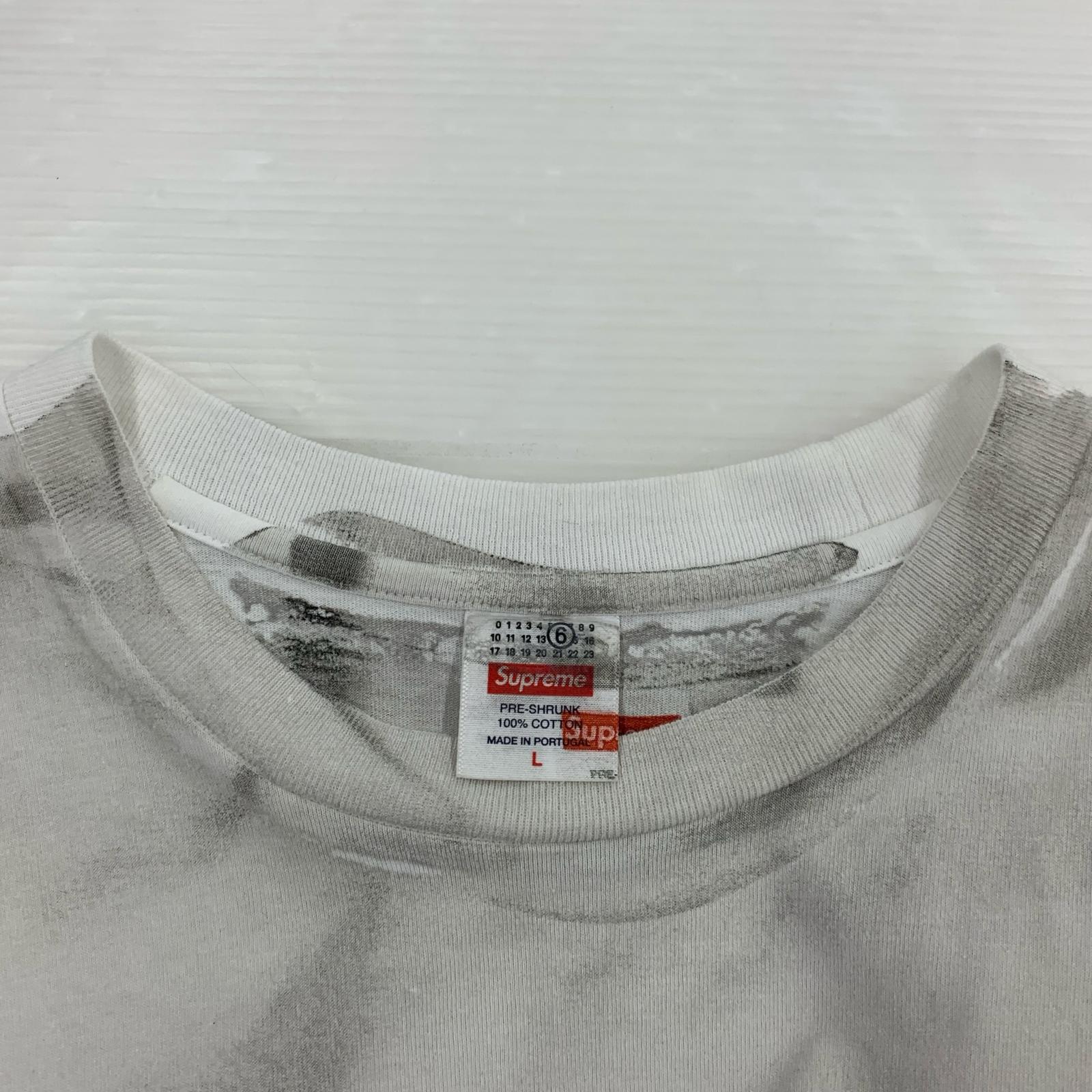 半袖Tシャツ MM6 Box Logo Tee L L グレー