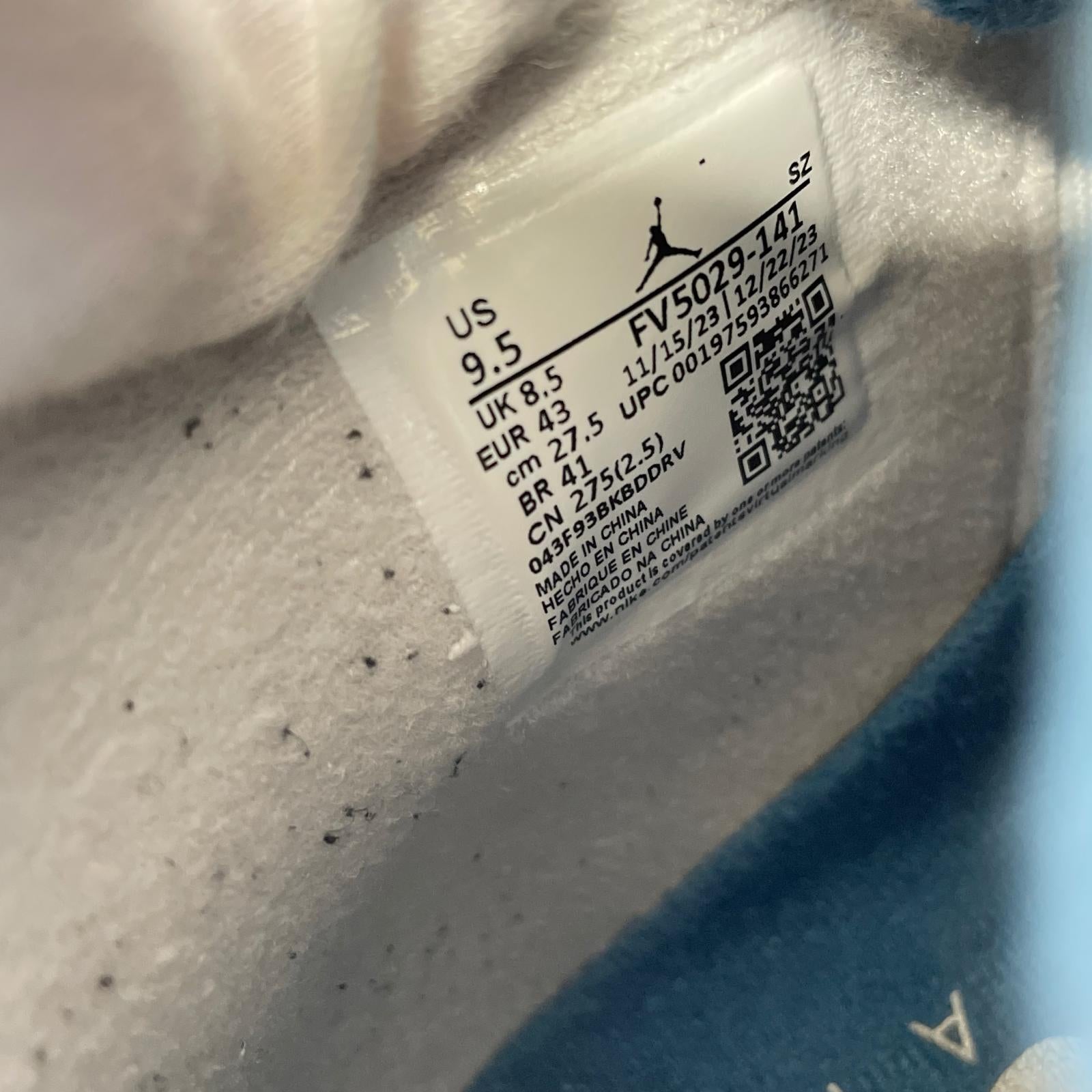 スニーカー AIRJORDAN 4 INDUSTRIAL BLUE FV5029-141 27.5cm (US9 1/2 UK9 EU45) グレー