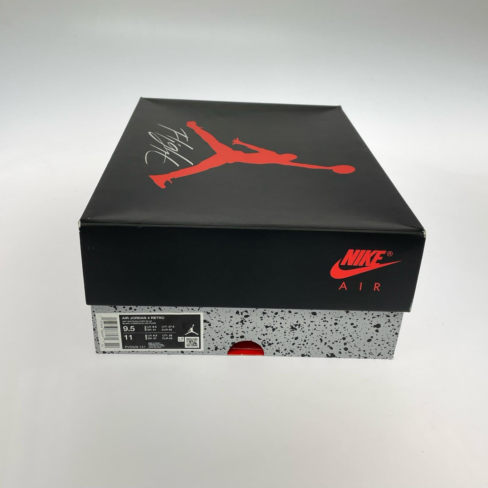 スニーカー AIRJORDAN 4 INDUSTRIAL BLUE FV5029-141 27.5cm (US9 1/2 UK9 EU45) グレー