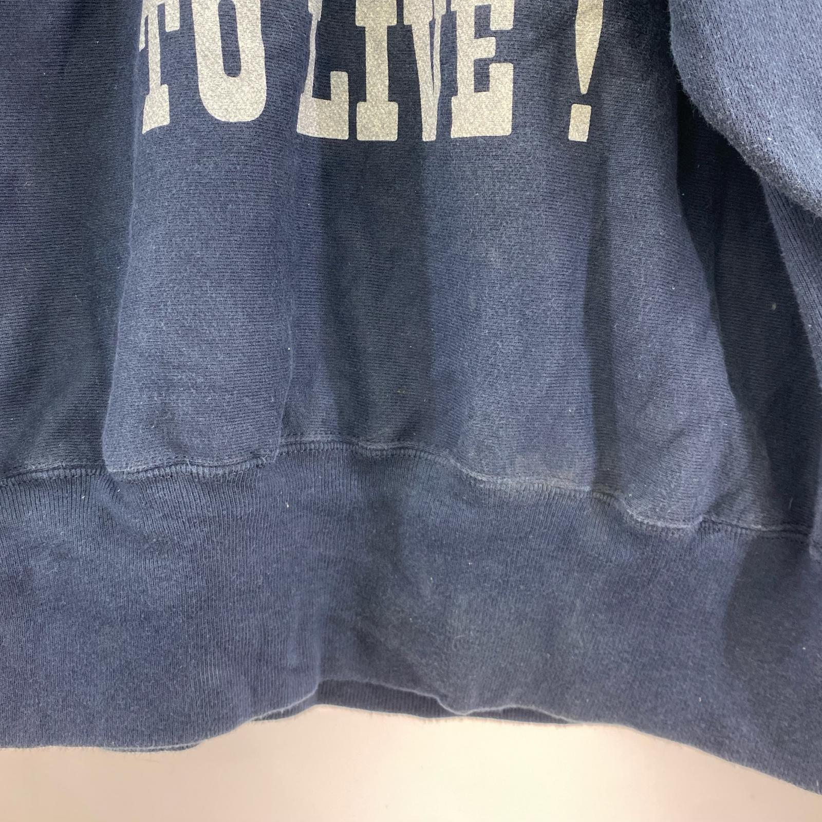 スウェット ×PEANUTS 90s-00s REVERSE WEAVE L ネイビー