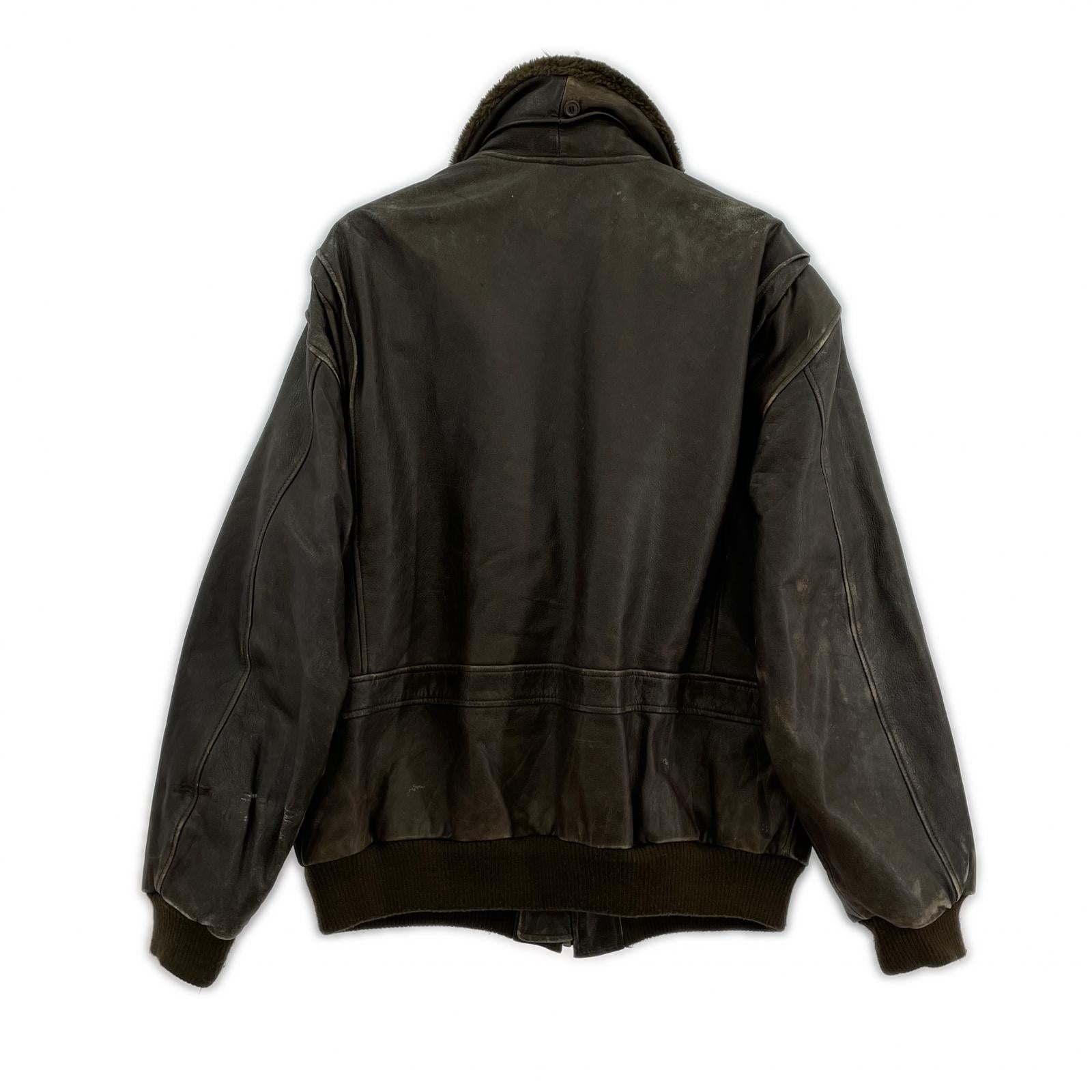 ジャケット G-1 レザージャケット ブラウン