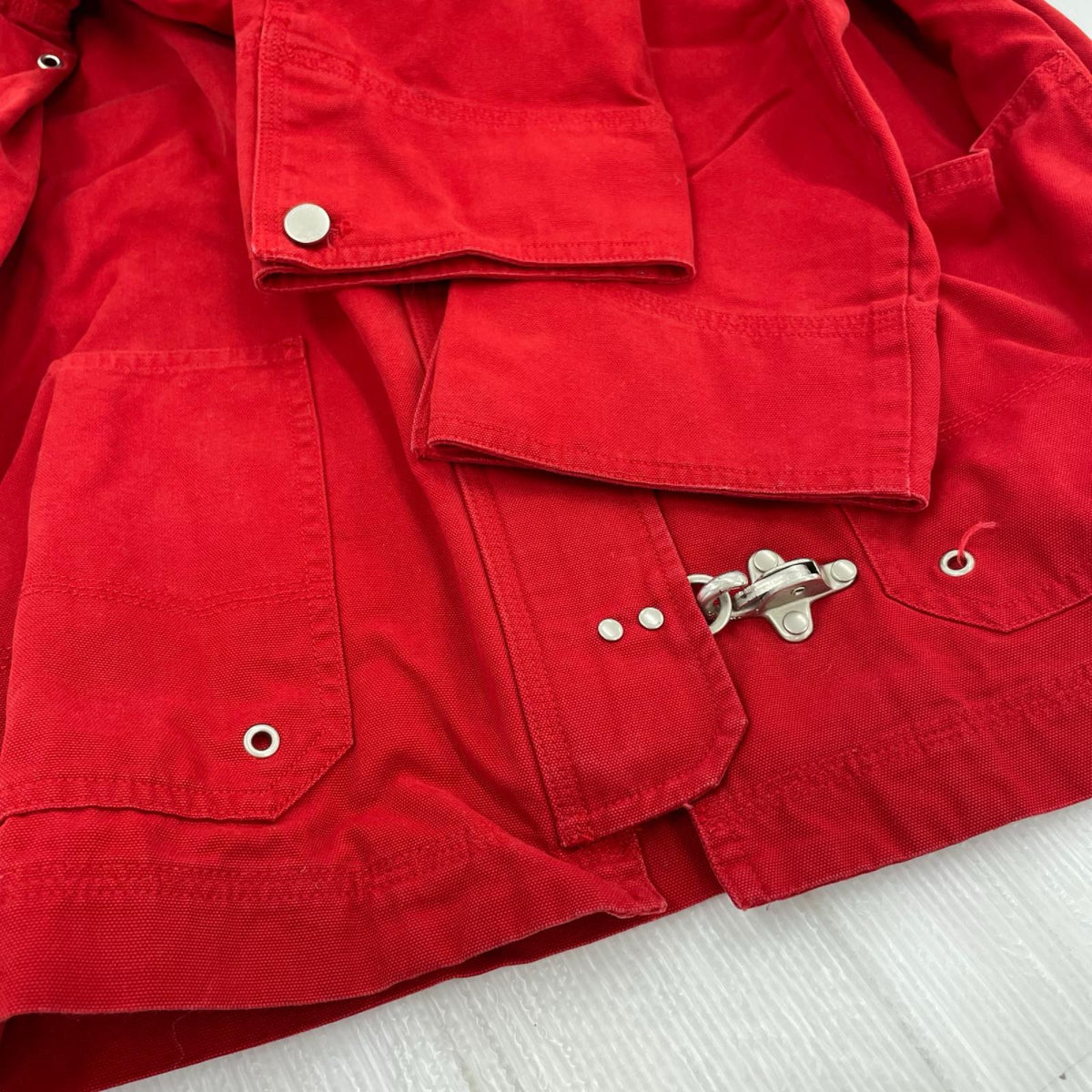 ジャケット 00's Cotton Fireman Jacket RED L L レッド