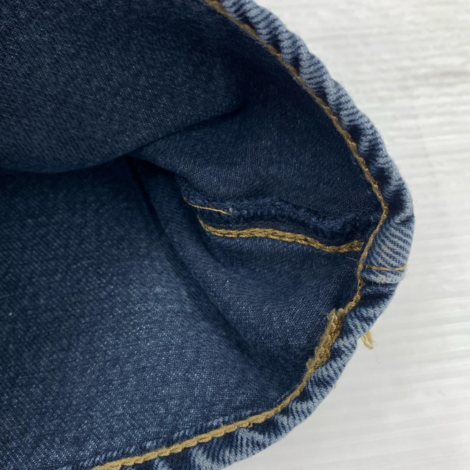 デニムパンツ Y.A.R.N 501 Body Knit Cross Denim W35