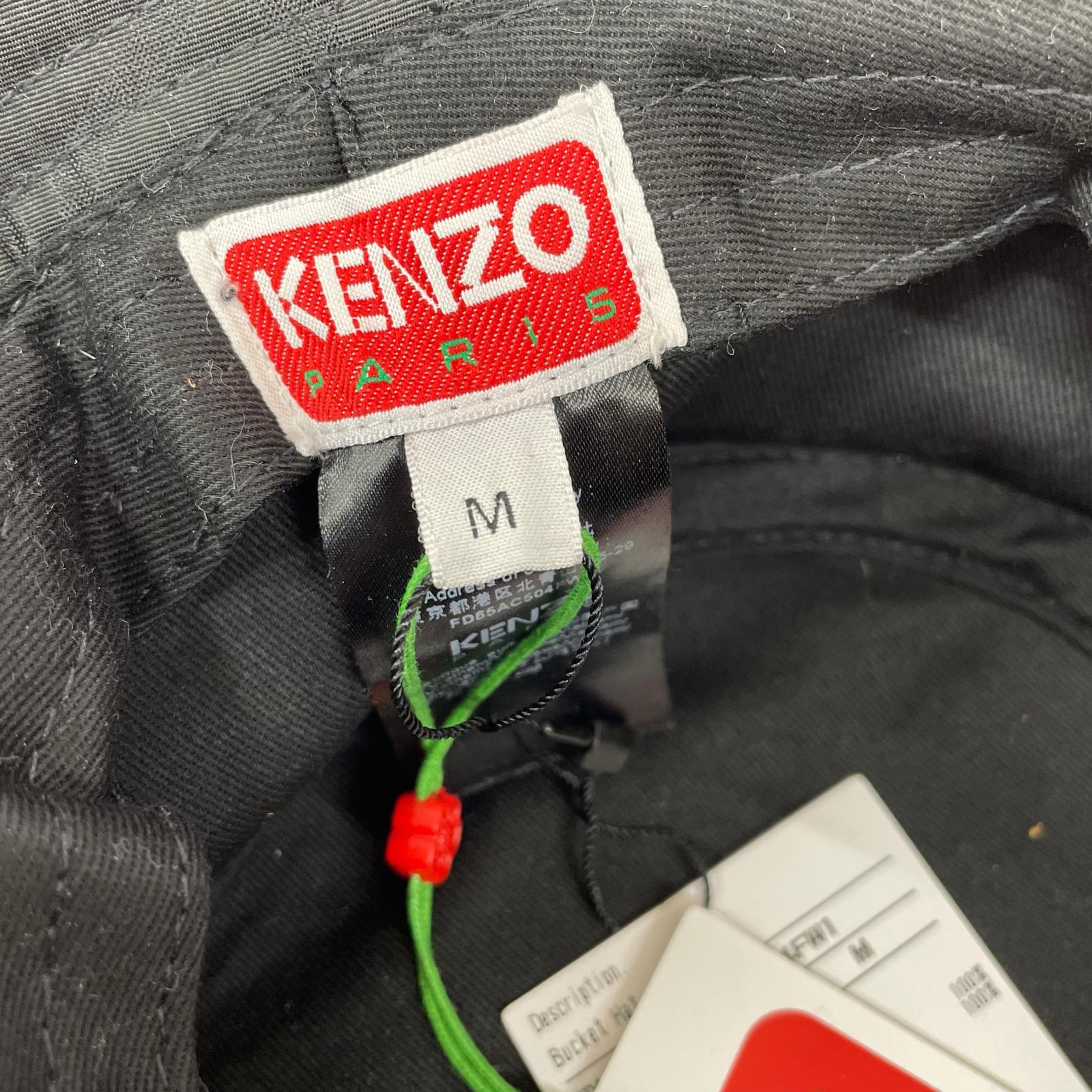 ハット KENZOGRAM バケットハット BLK M M ブラック