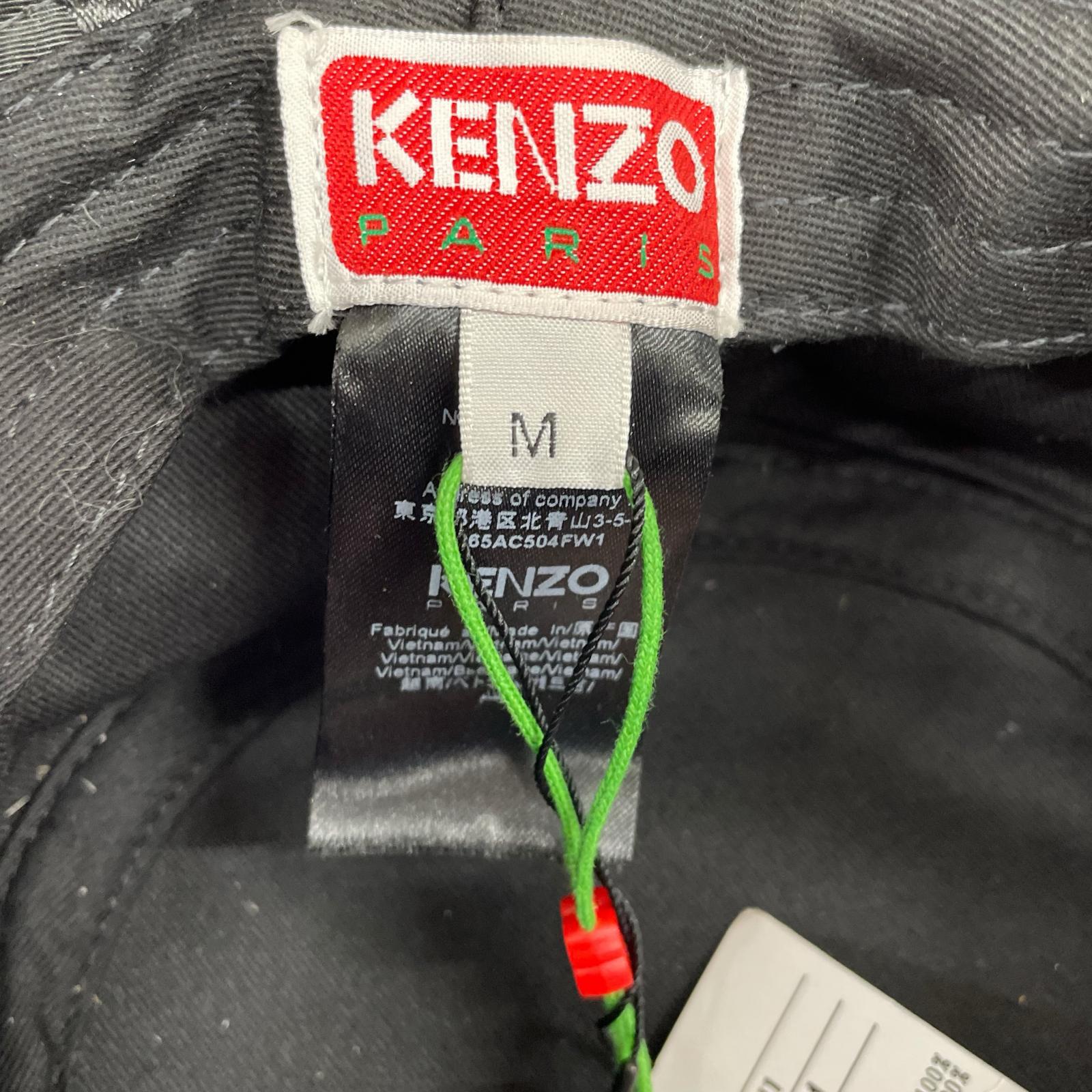 ハット KENZOGRAM バケットハット BLK M M ブラック