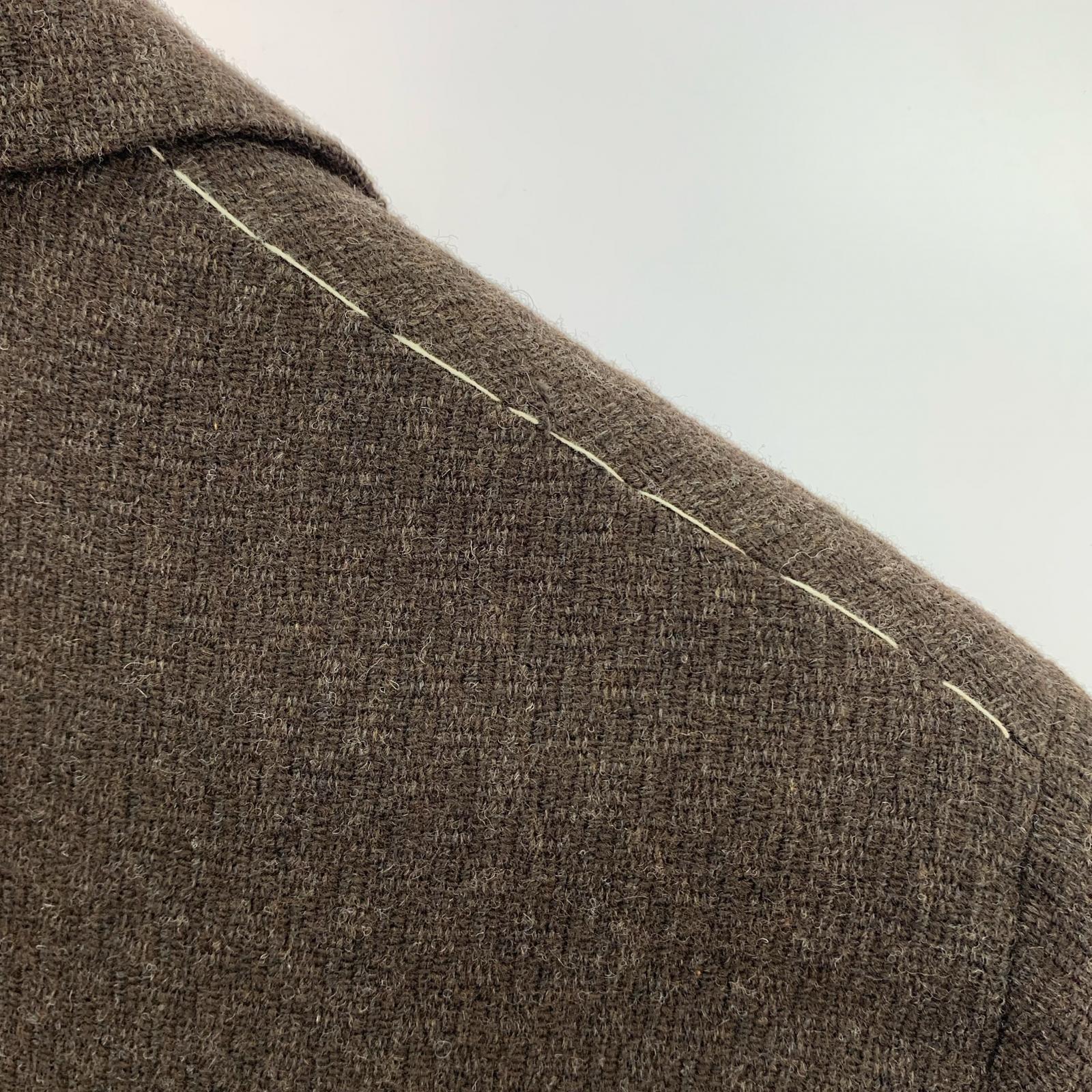 テーラードジャケット CARUS AIDA 別注 ウールコットン BRW ブラウン