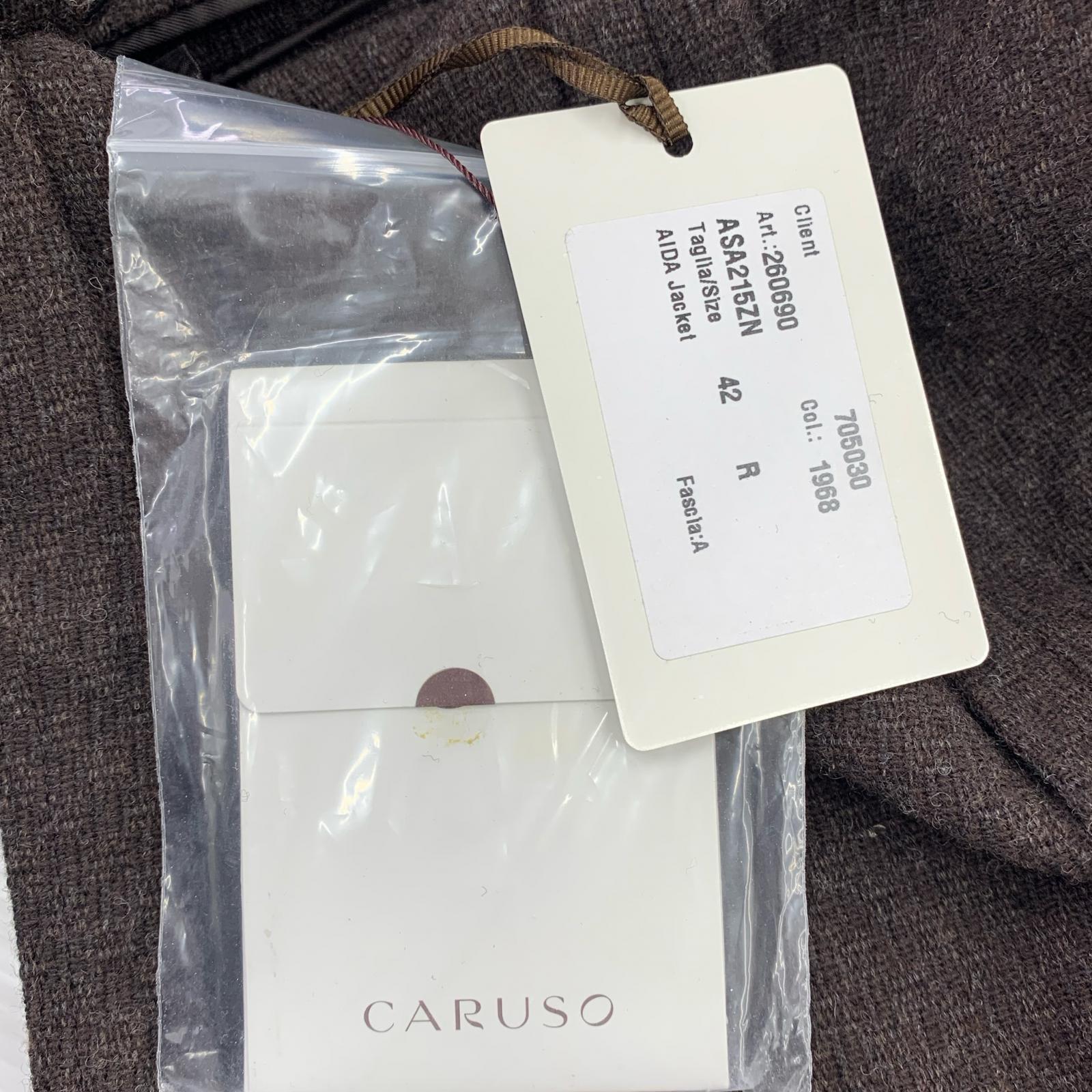 テーラードジャケット CARUS AIDA 別注 ウールコットン BRW ブラウン
