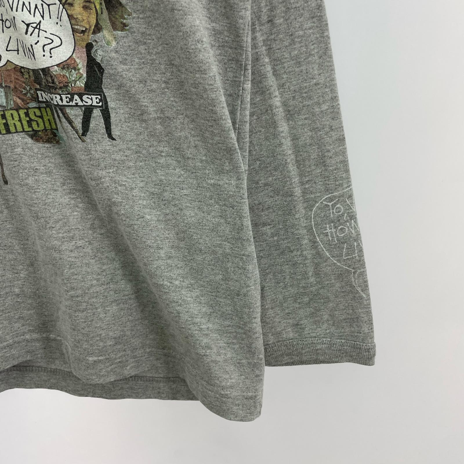 長袖Tシャツ 00s YO VINNY TEE グレー (L) L