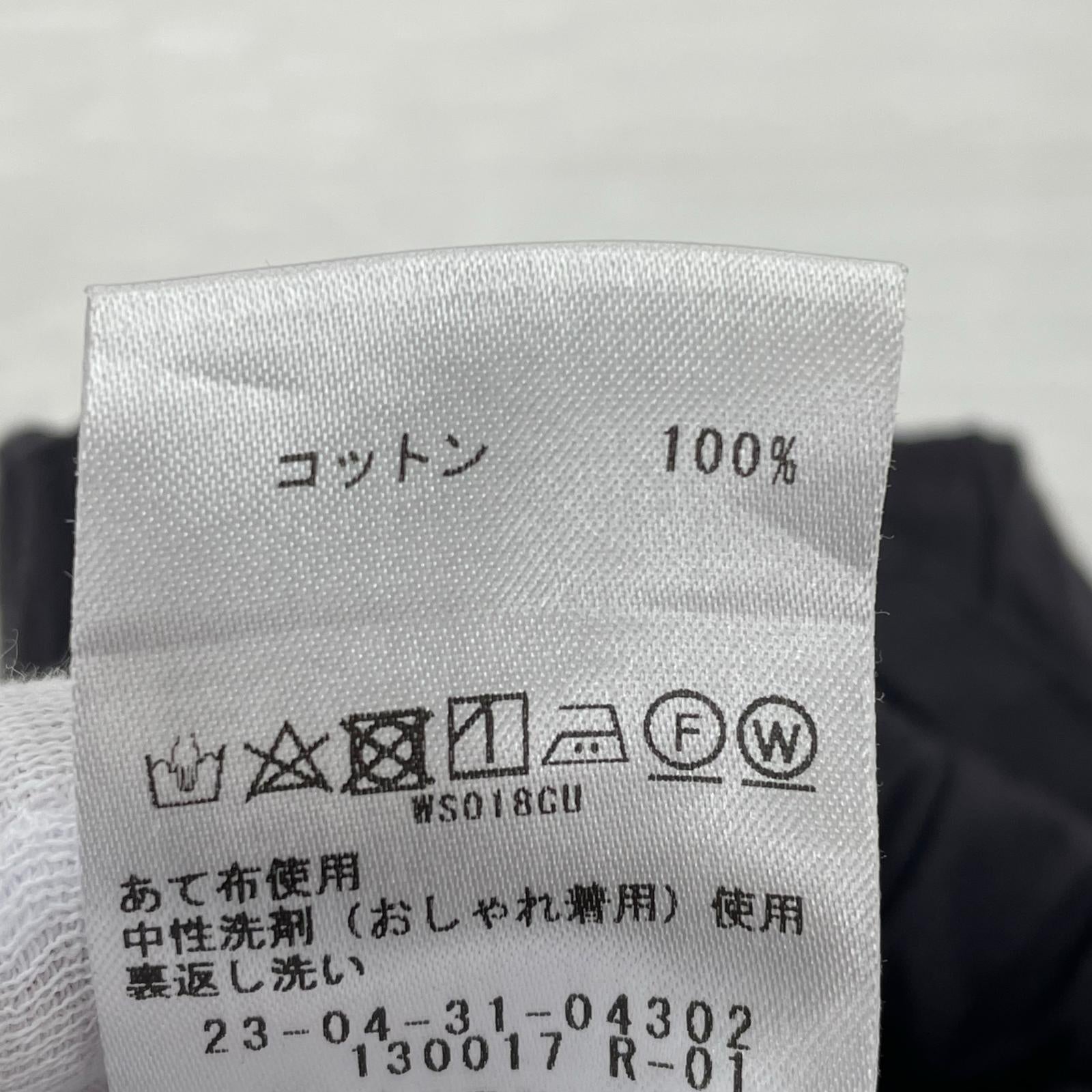 パンツ コンパクトコットンツイル サスペンダー付きパンツ 黒 36 ブラック