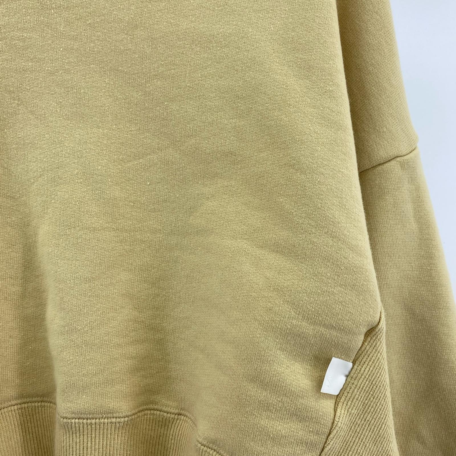 スウェット 1/F CLOTHING ショート丈スウェット イエロー イエロー