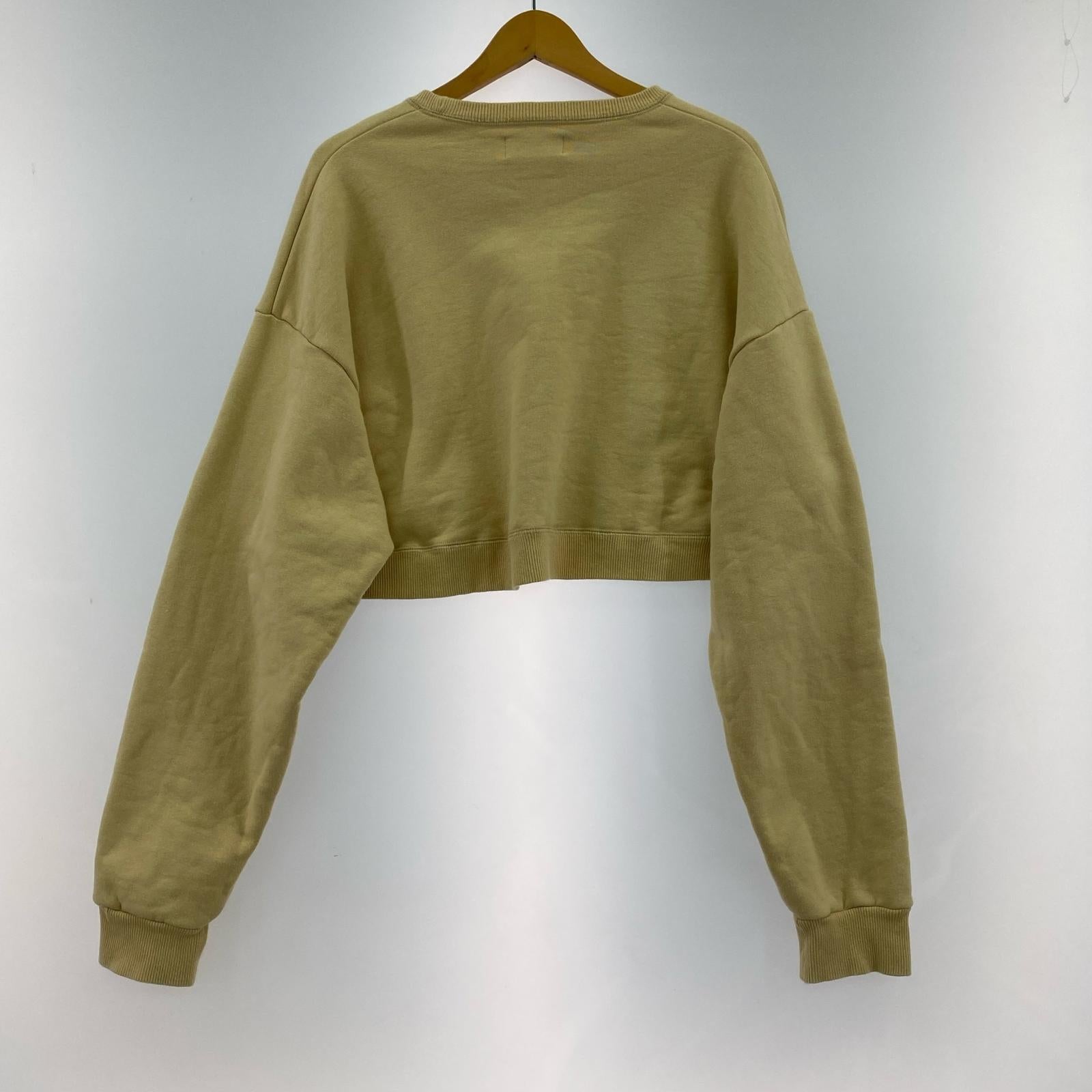 スウェット 1/F CLOTHING ショート丈スウェット イエロー イエロー